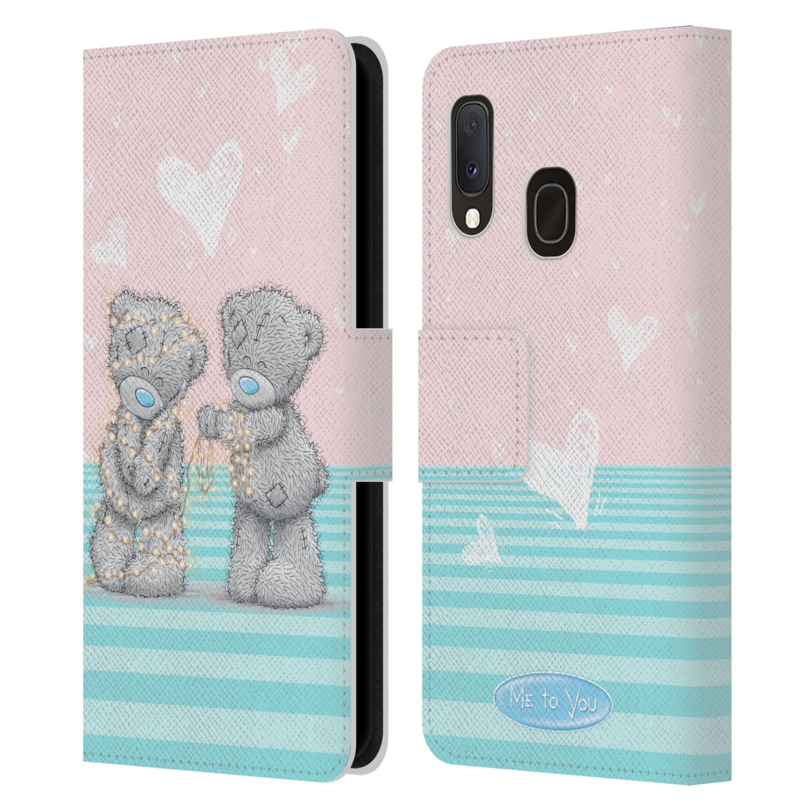 Pouzdro na mobil Samsung Galaxy A20E - HEAD CASE - Me To You - Zamilovaní medvídci