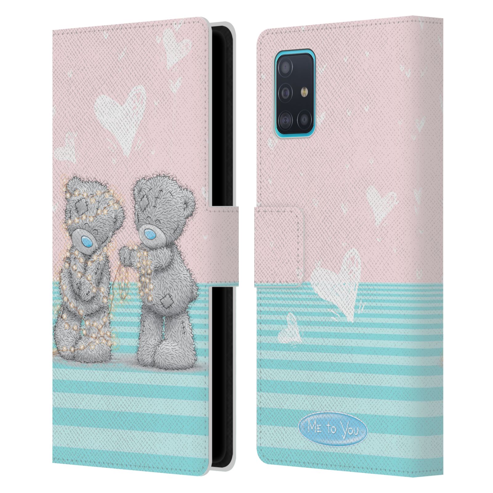 Pouzdro na mobil Samsung Galaxy A51 - HEAD CASE - Me To You - Zamilovaní medvídci