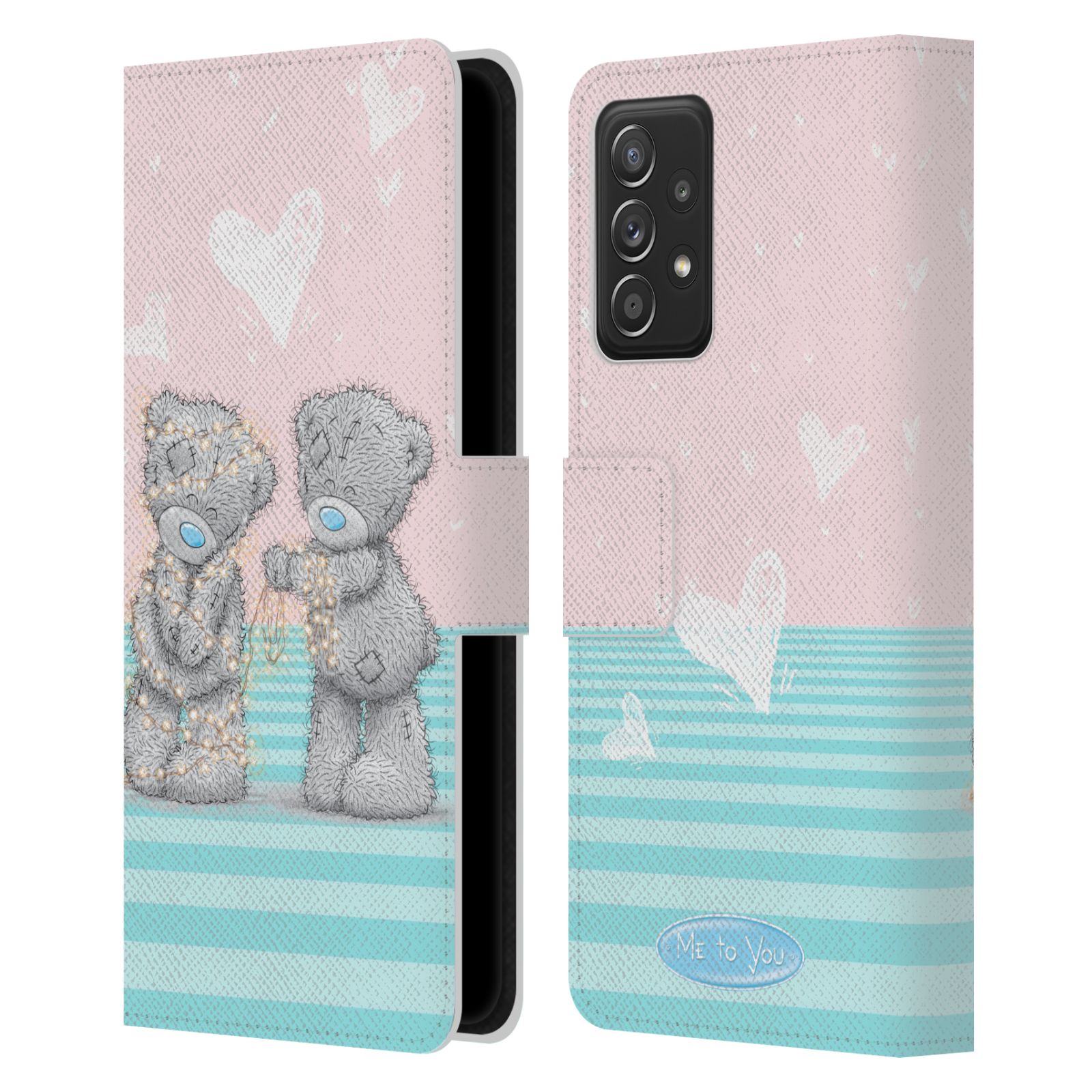 Pouzdro na mobil Samsung Galaxy A52 / A52 G - HEAD CASE - Me To You - Zamilovaní medvídci