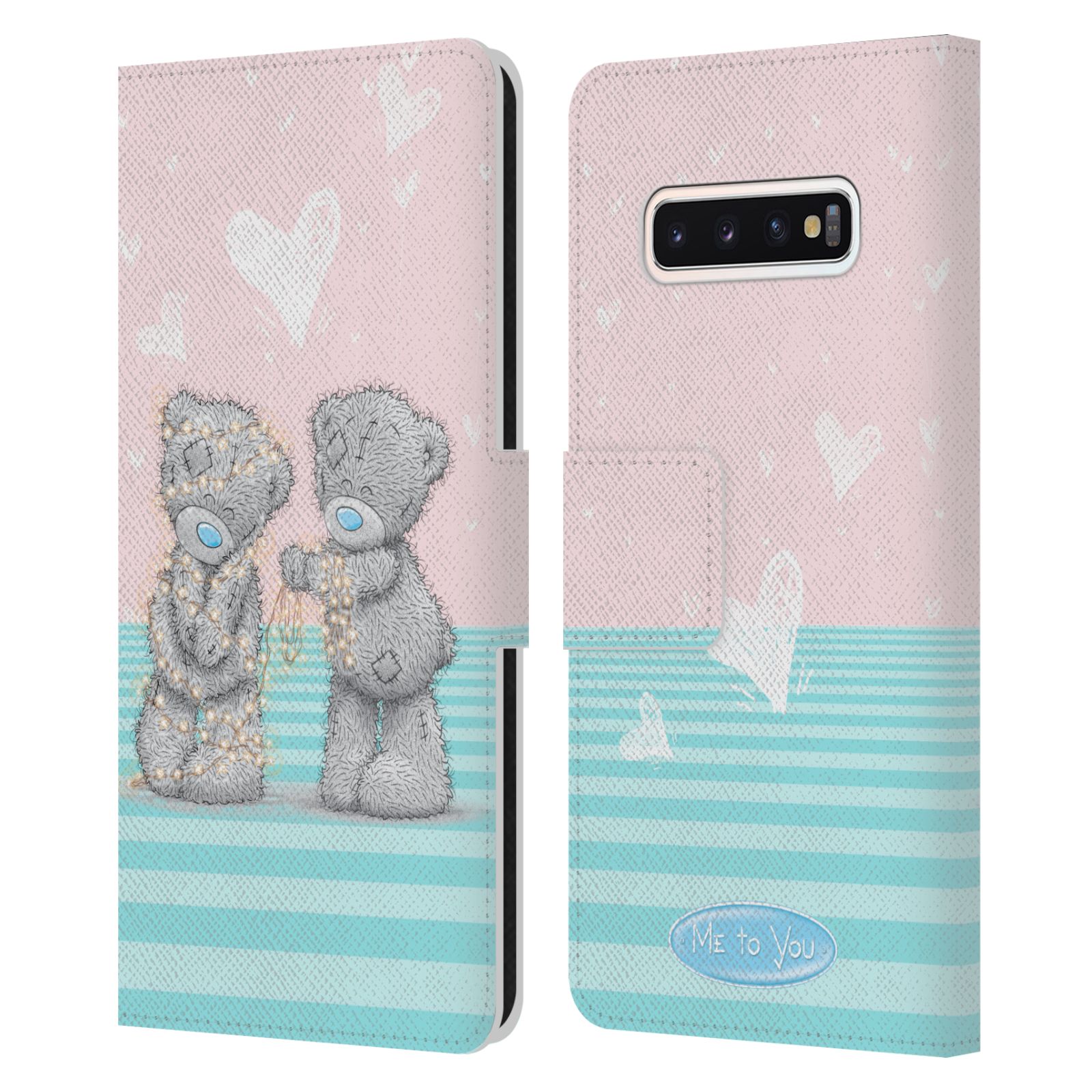 Pouzdro na mobil Samsung Galaxy S10 - HEAD CASE - Me To You - Zamilovaní medvídci