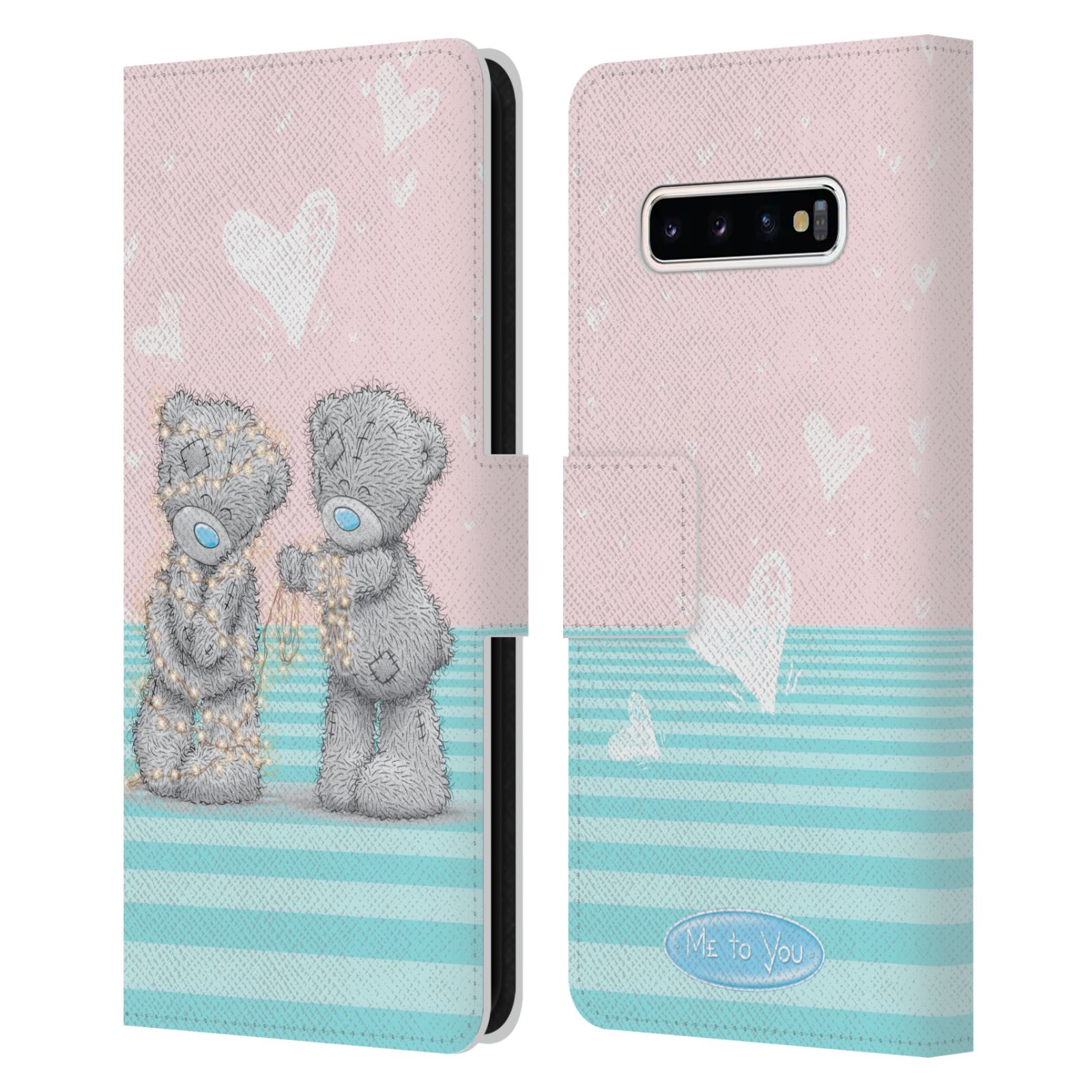 Pouzdro na mobil Samsung Galaxy S10+ - HEAD CASE - Me To You - Zamilovaní medvídci