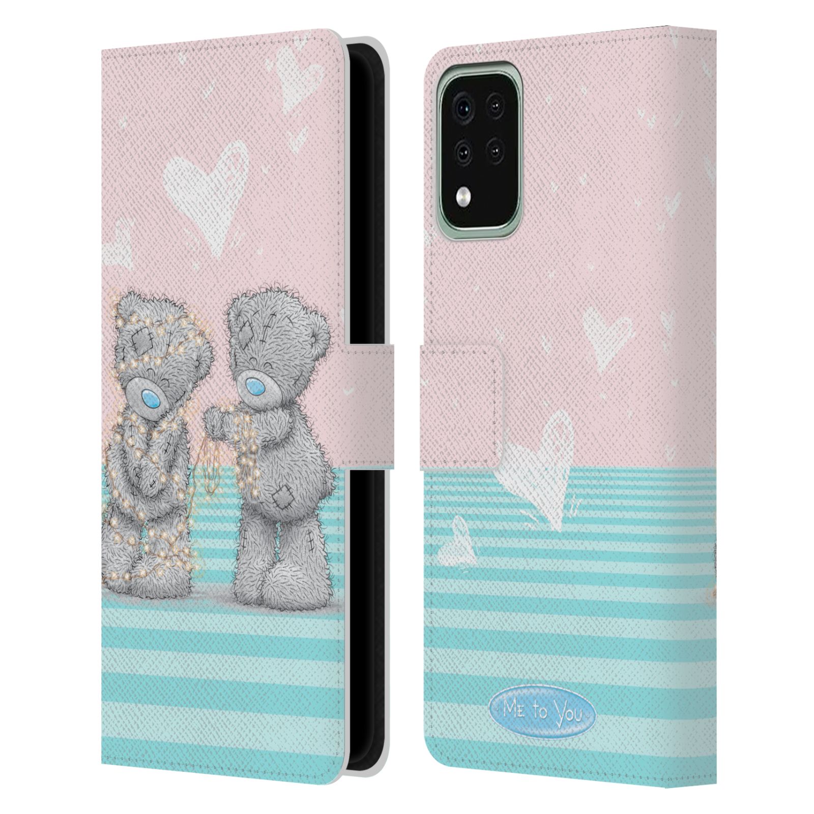 Pouzdro na mobil LG K42 / K52 / K62 - HEAD CASE - Me To You - Zamilovaní medvídci