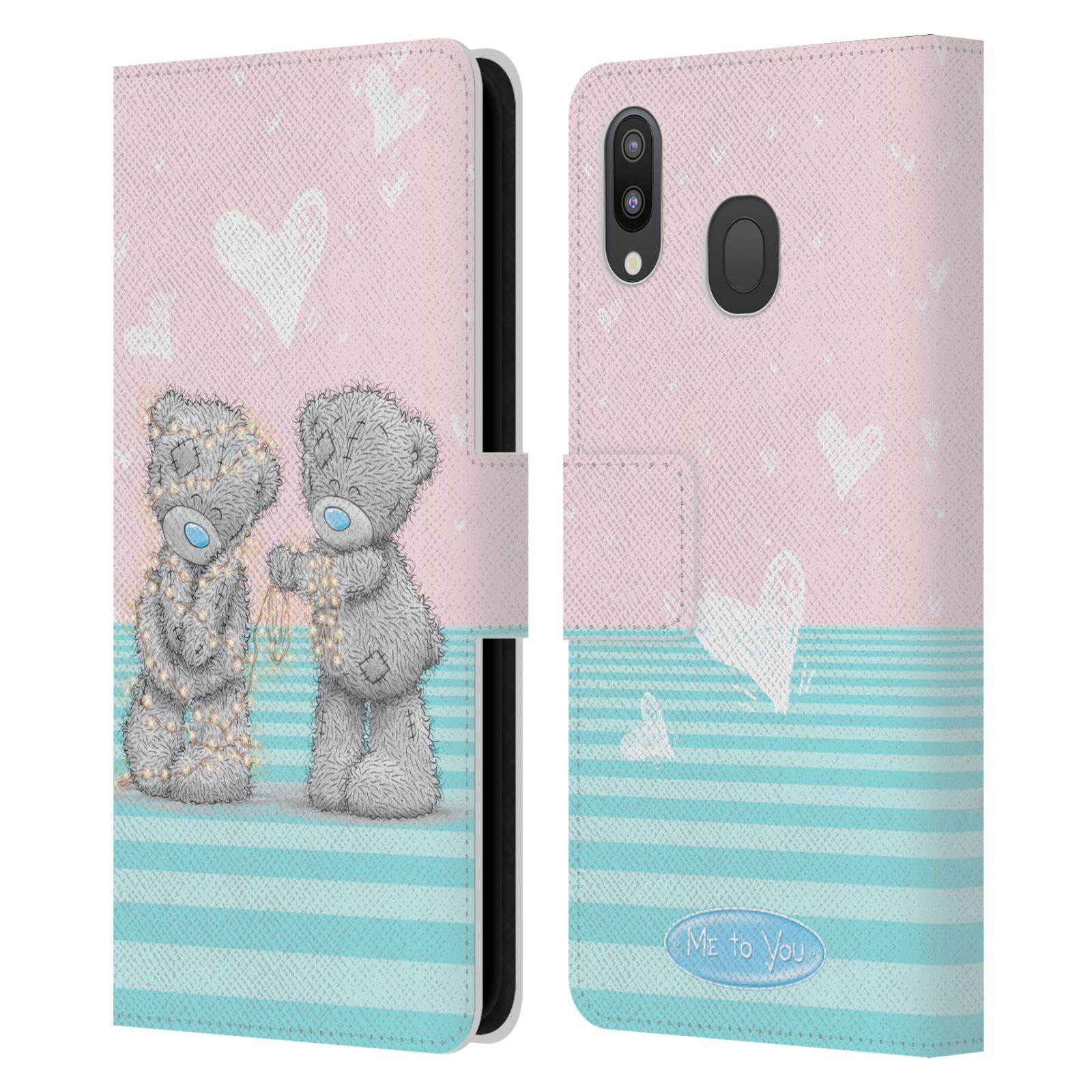 Pouzdro na mobil Samsung Galaxy M20 - HEAD CASE - Me To You - Zamilovaní medvídci