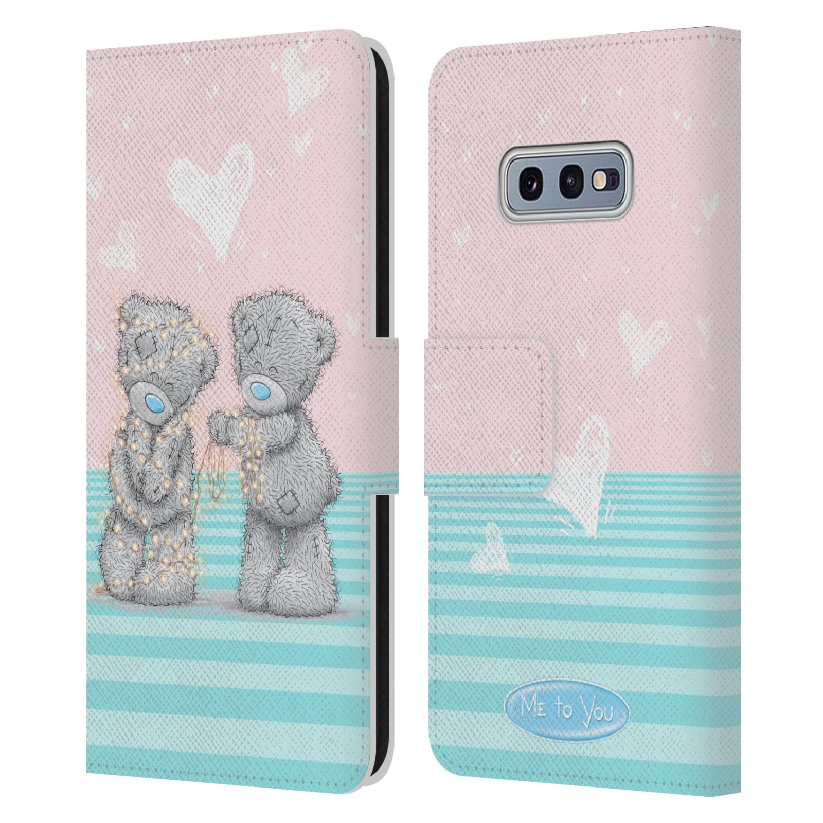 Pouzdro na mobil Samsung Galaxy S10e  - HEAD CASE - Me To You - Zamilovaní medvídci