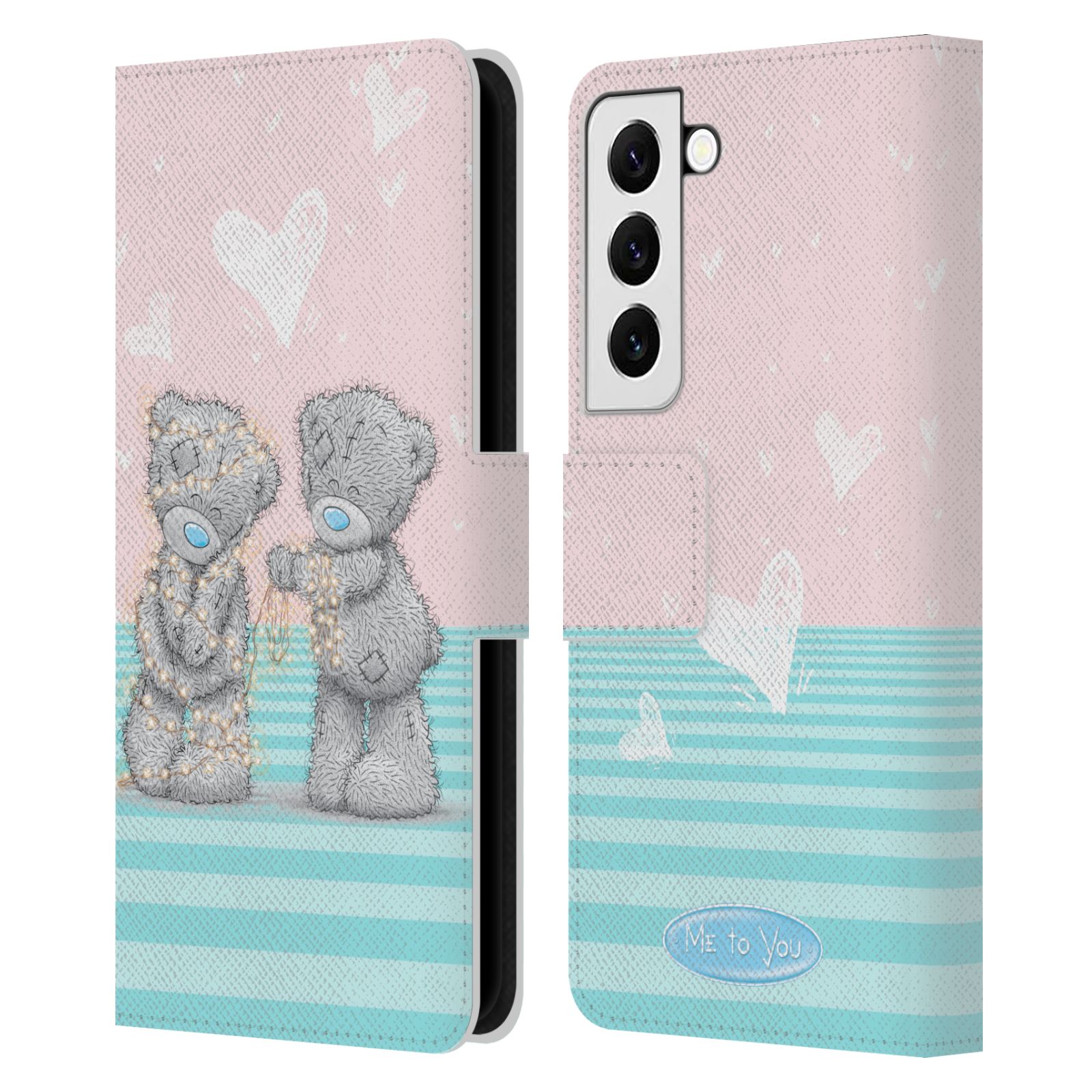 Pouzdro na mobil Samsung Galaxy S22 5G - HEAD CASE - Me To You - Zamilovaní medvídci