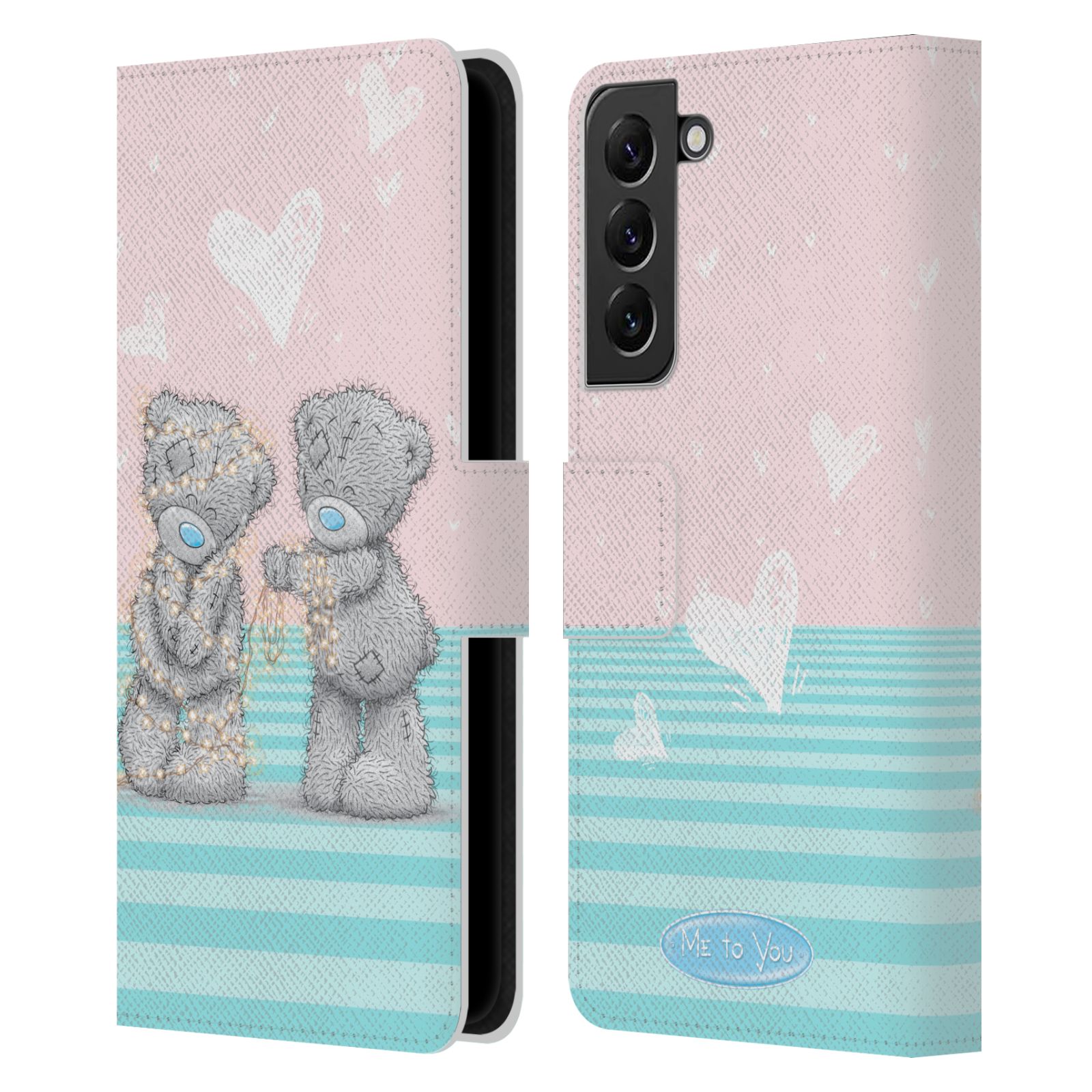 Pouzdro na mobil Samsung Galaxy S22+ 5G - HEAD CASE - Me To You - Zamilovaní medvídci
