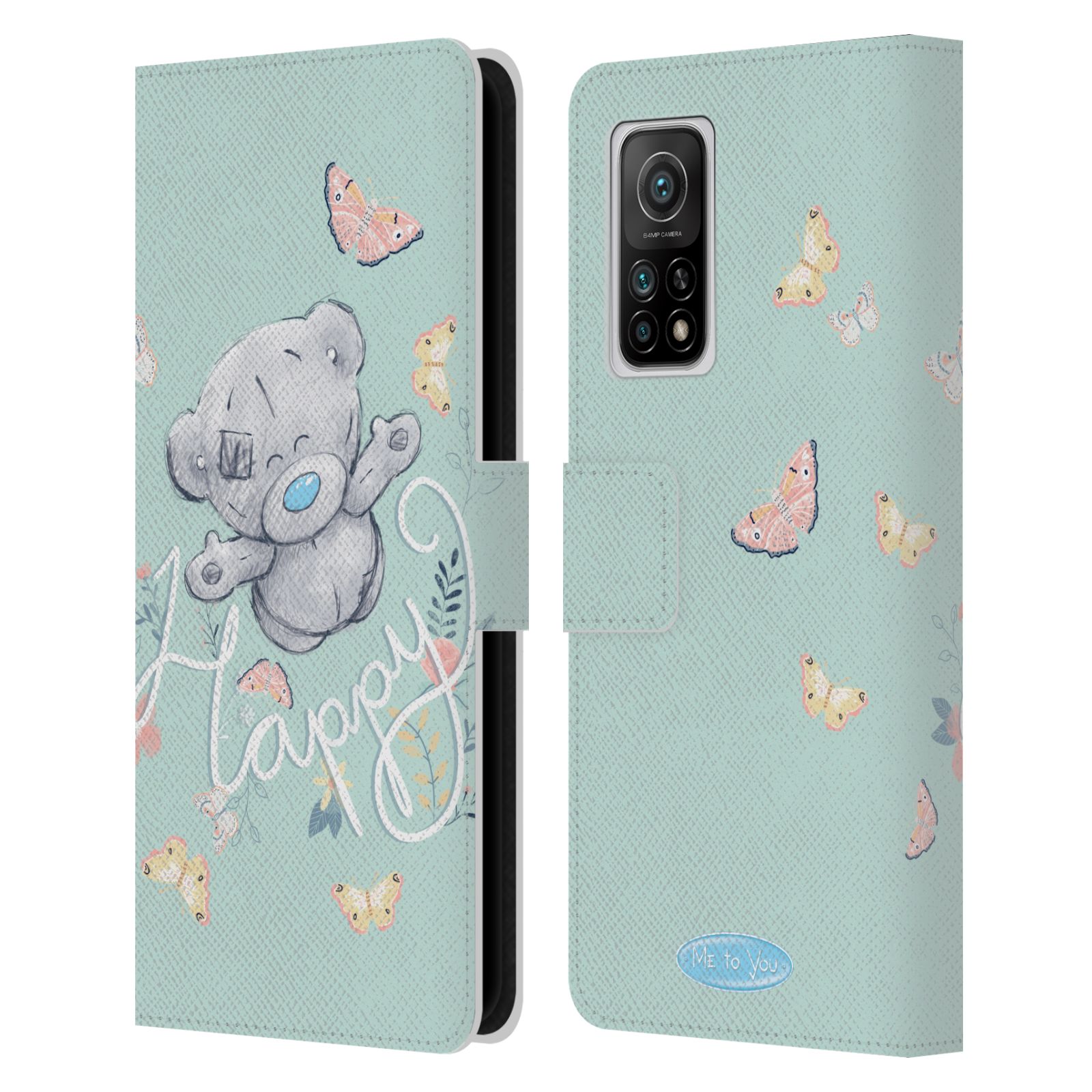 Pouzdro na mobil Xiaomi Mi 10T / Mi 10T PRO - HEAD CASE - Me To You - Medvídek na louce s motýlkem
