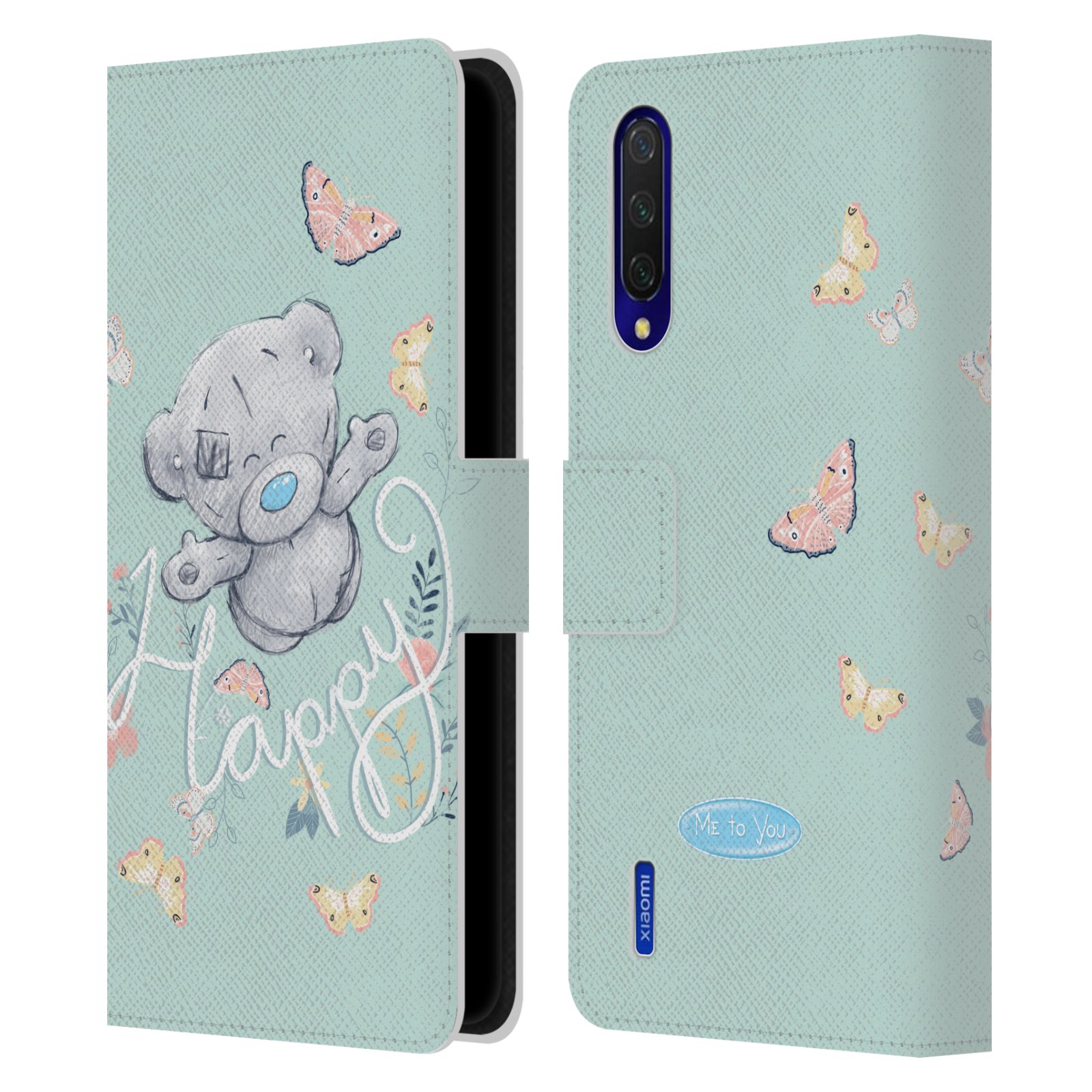 Pouzdro na mobil Xiaomi Mi 9 LITE  - HEAD CASE - Me To You - Medvídek na louce s motýlkem