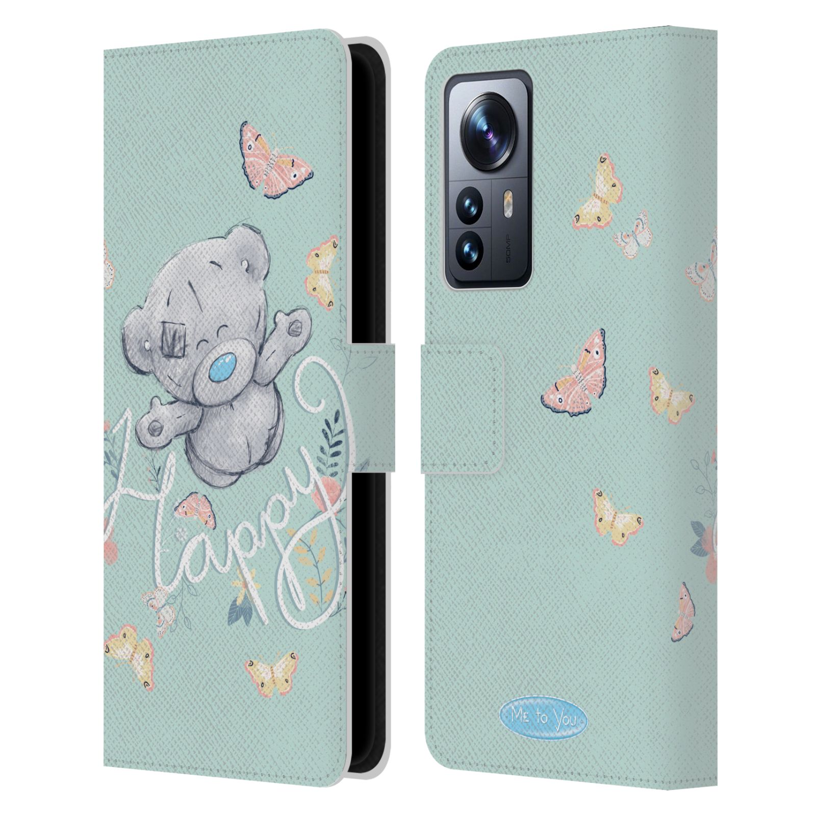 Pouzdro na mobil Xiaomi 12 PRO - HEAD CASE - Me To You - Medvídek na louce s motýlkem