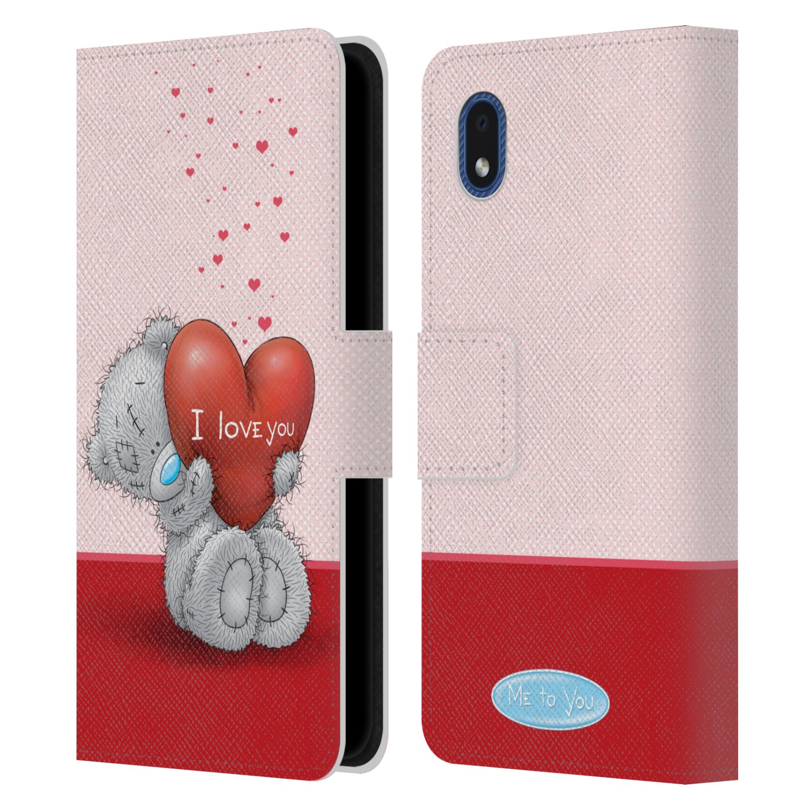 Pouzdro na mobil Samsung Galaxy A01 CORE - HEAD CASE - Me To You - Medvídek a velké srdce