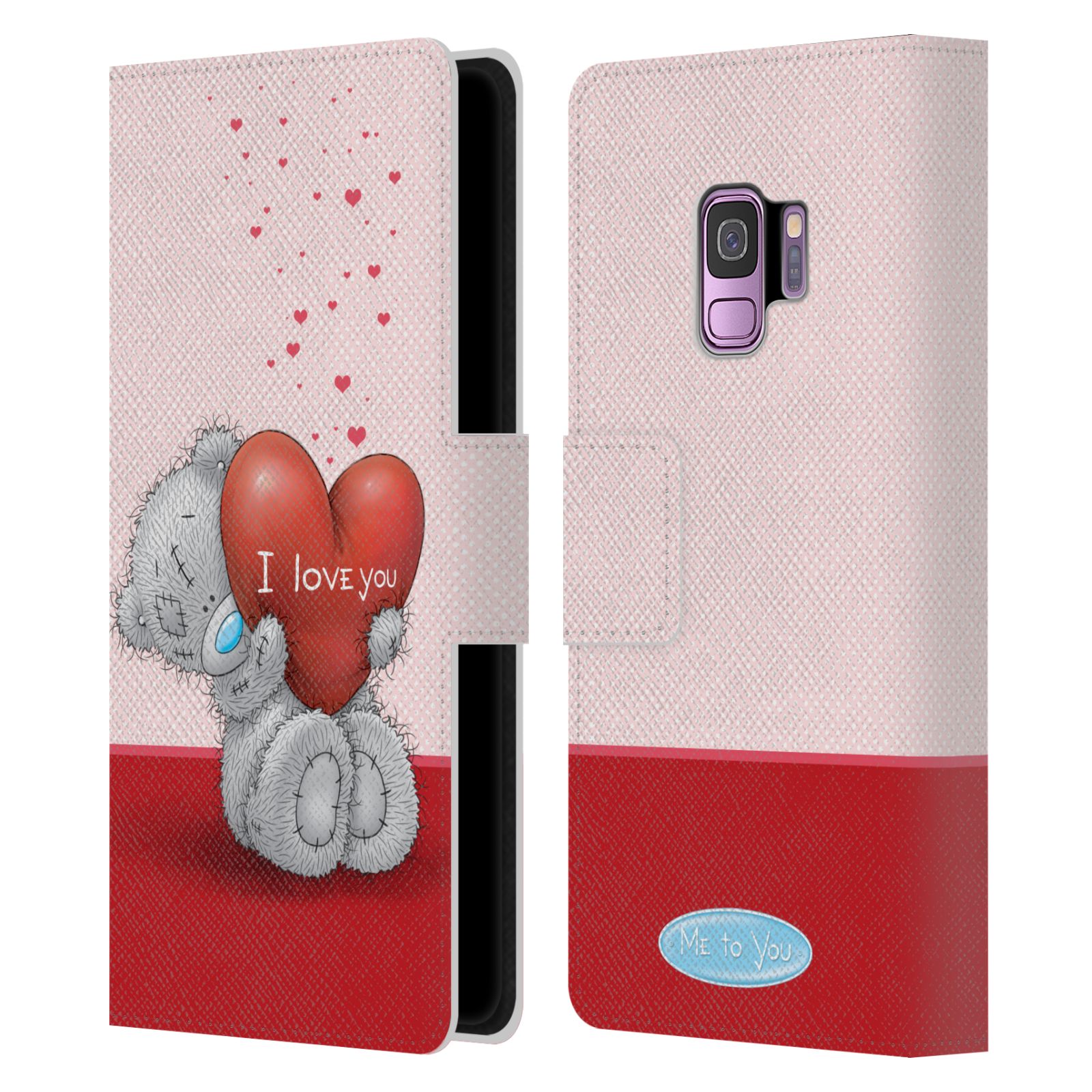 Pouzdro na mobil Samsung Galaxy S9 - HEAD CASE - Me To You - Medvídek a velké srdce