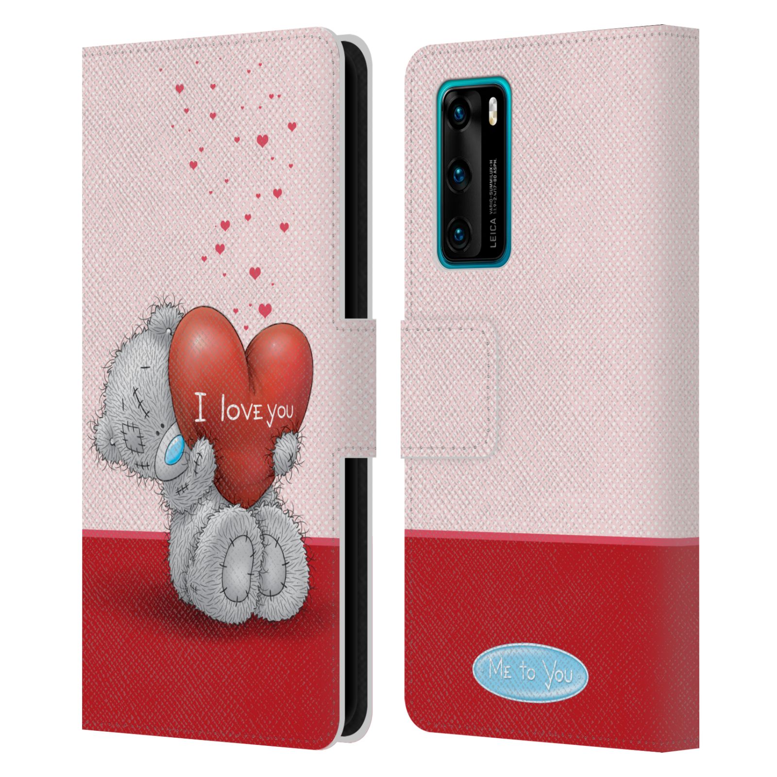 Pouzdro na mobil Huawei P40 - HEAD CASE - Me To You - Medvídek a velké srdce