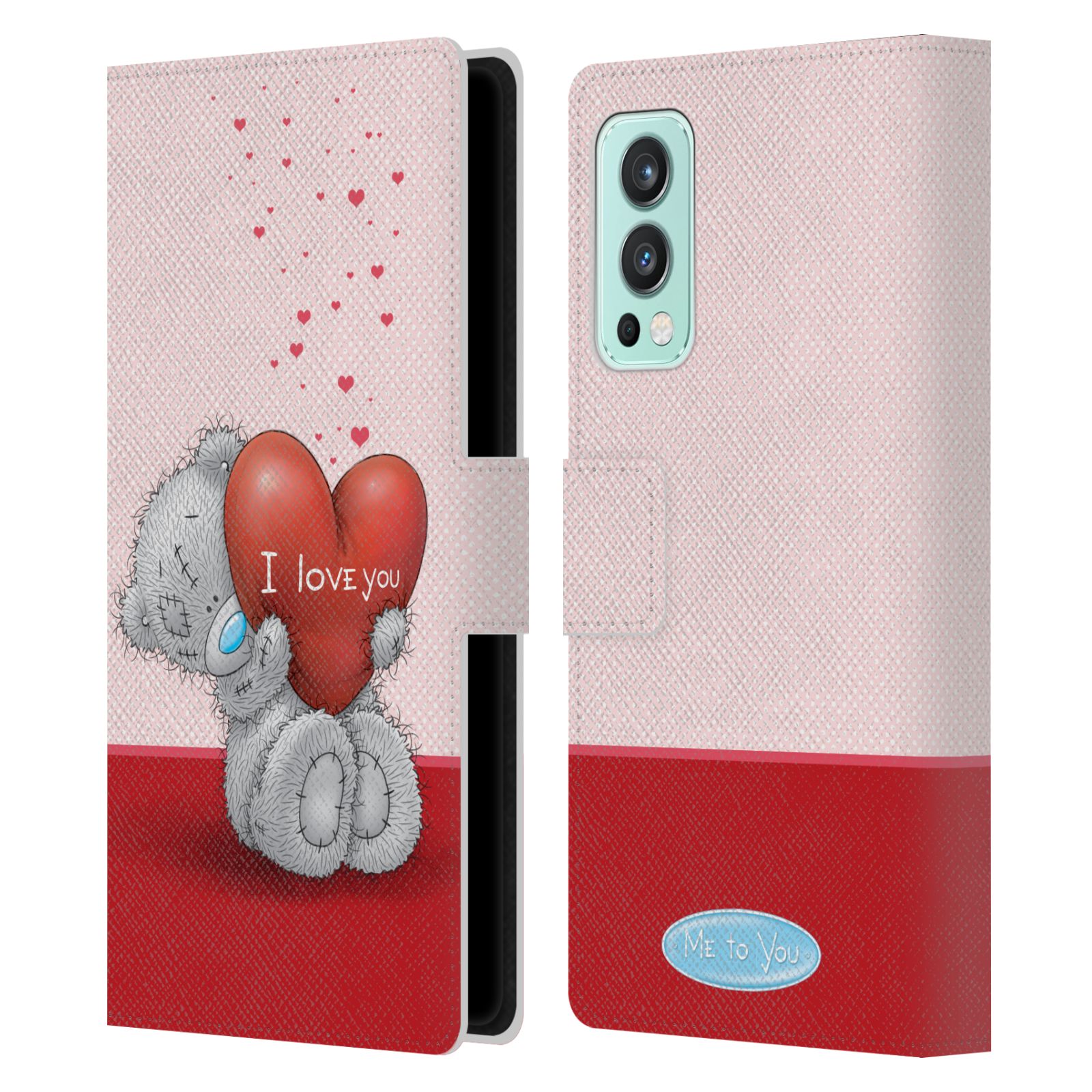 Pouzdro na mobil OnePlus Nord 2 5G - HEAD CASE - Me To You - Medvídek a velké srdce