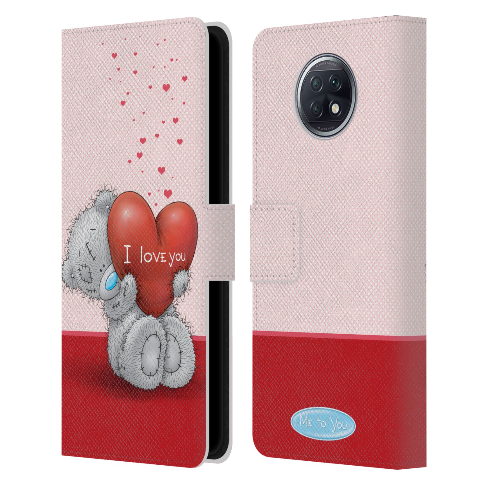 Pouzdro na mobil Xiaomi Redmi Note 9T - HEAD CASE - Me To You - Medvídek a velké srdce