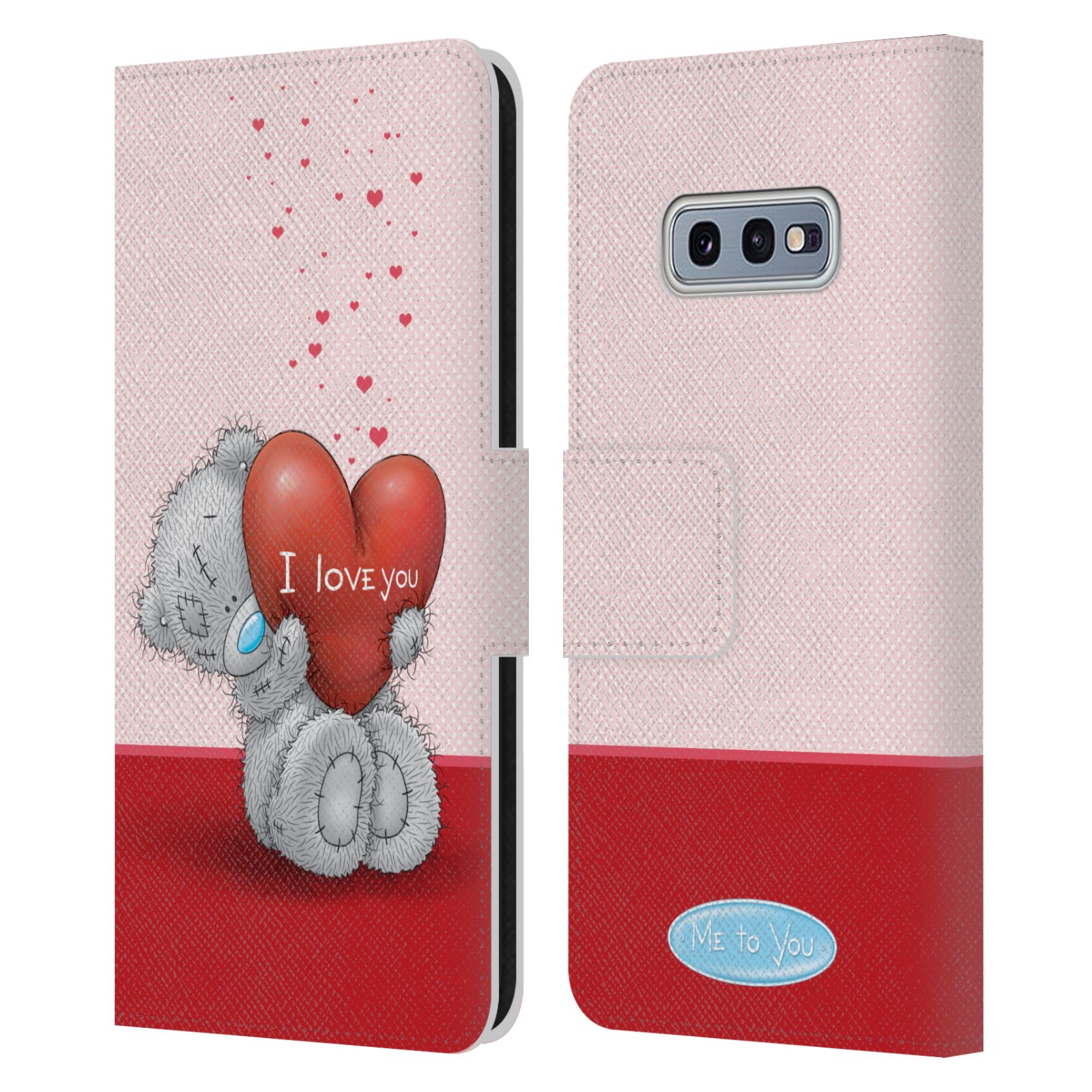 Pouzdro na mobil Samsung Galaxy S10e  - HEAD CASE - Me To You - Medvídek a velké srdce
