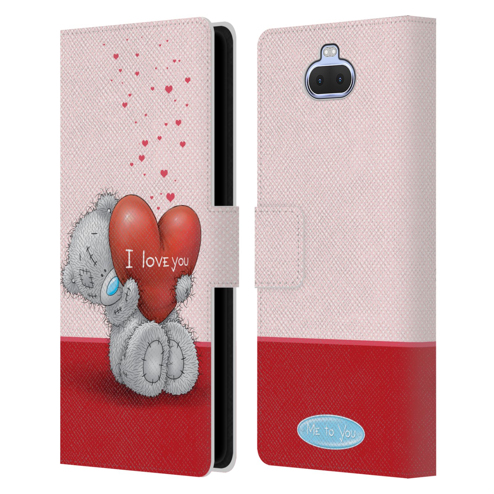 Pouzdro na mobil Sony Xperia 10 PLUS  - HEAD CASE - Me To You - Medvídek a velké srdce