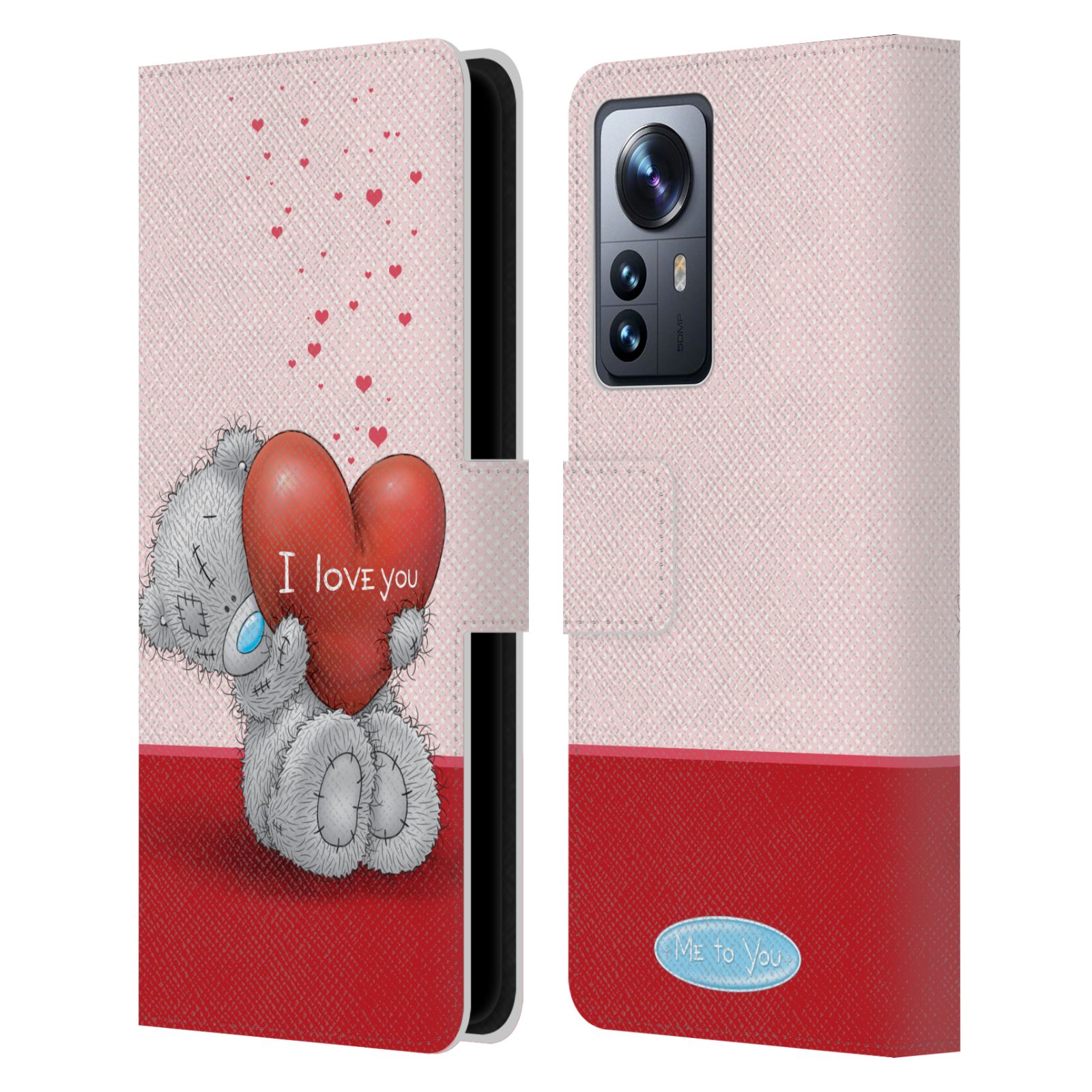 Pouzdro na mobil Xiaomi 12 PRO - HEAD CASE - Me To You - Medvídek a velké srdce