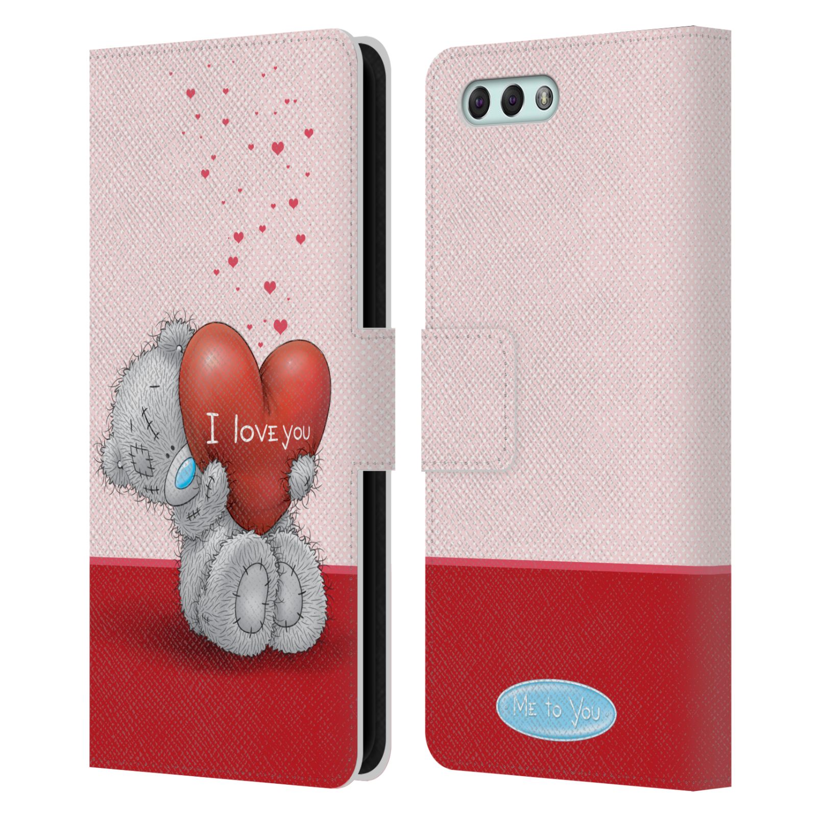 Pouzdro na mobil Asus Zenfone 4 ZE554KL  - HEAD CASE - Me To You - Medvídek a velké srdce