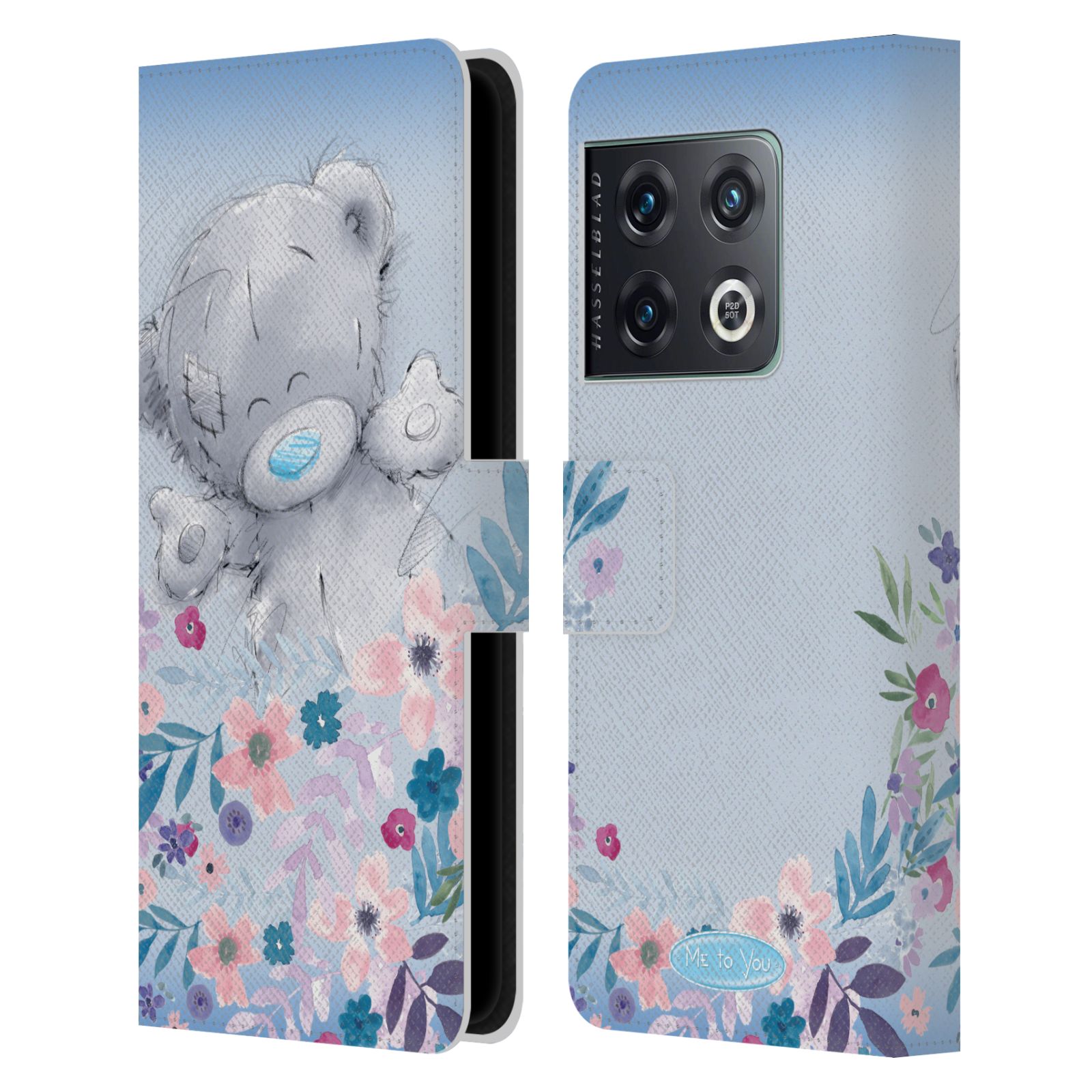 Pouzdro na mobil OnePlus 10 PRO - HEAD CASE - Me To You - Medvídek mezi květinami