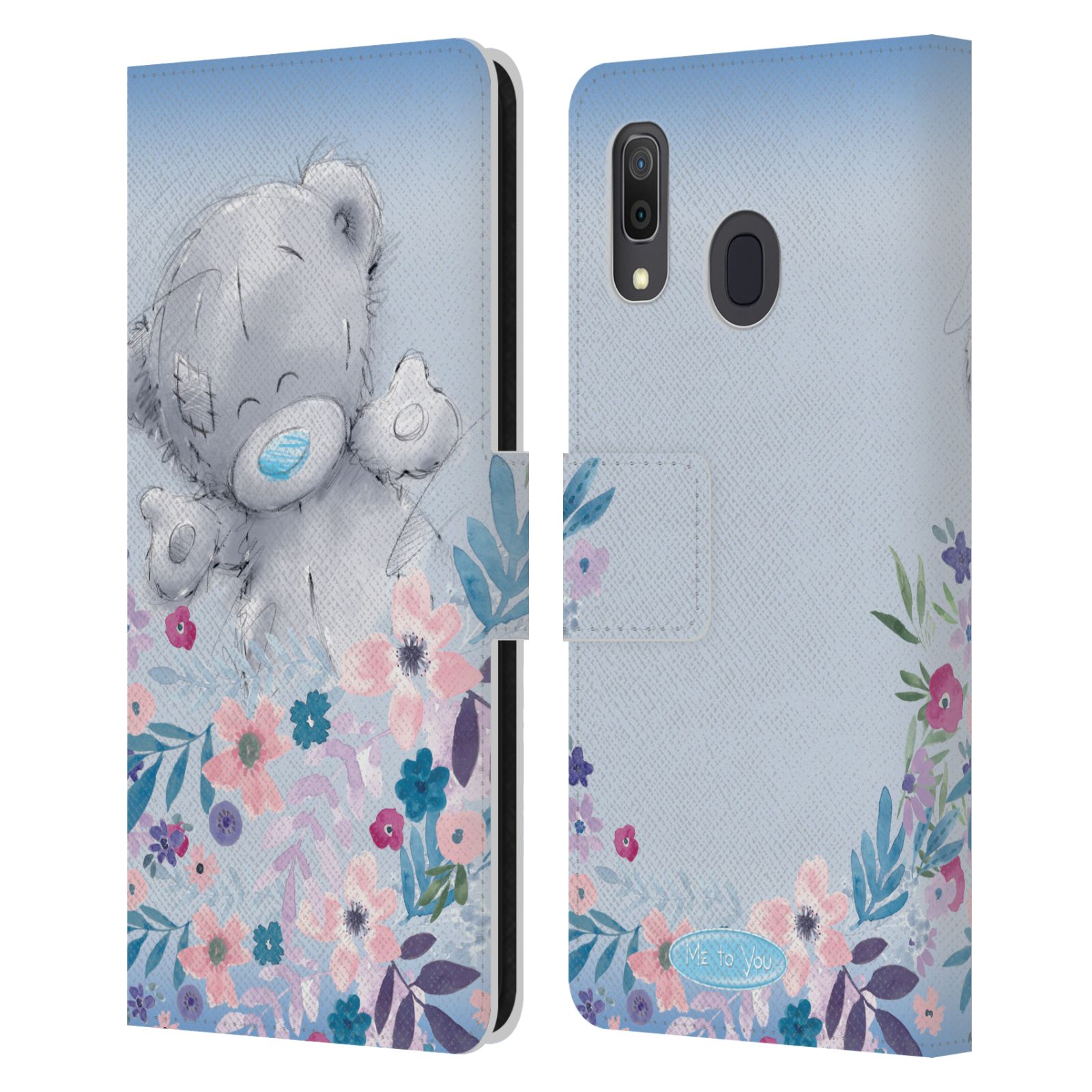 Pouzdro na mobil Samsung Galaxy A33 5G - HEAD CASE - Me To You - Medvídek mezi květinami