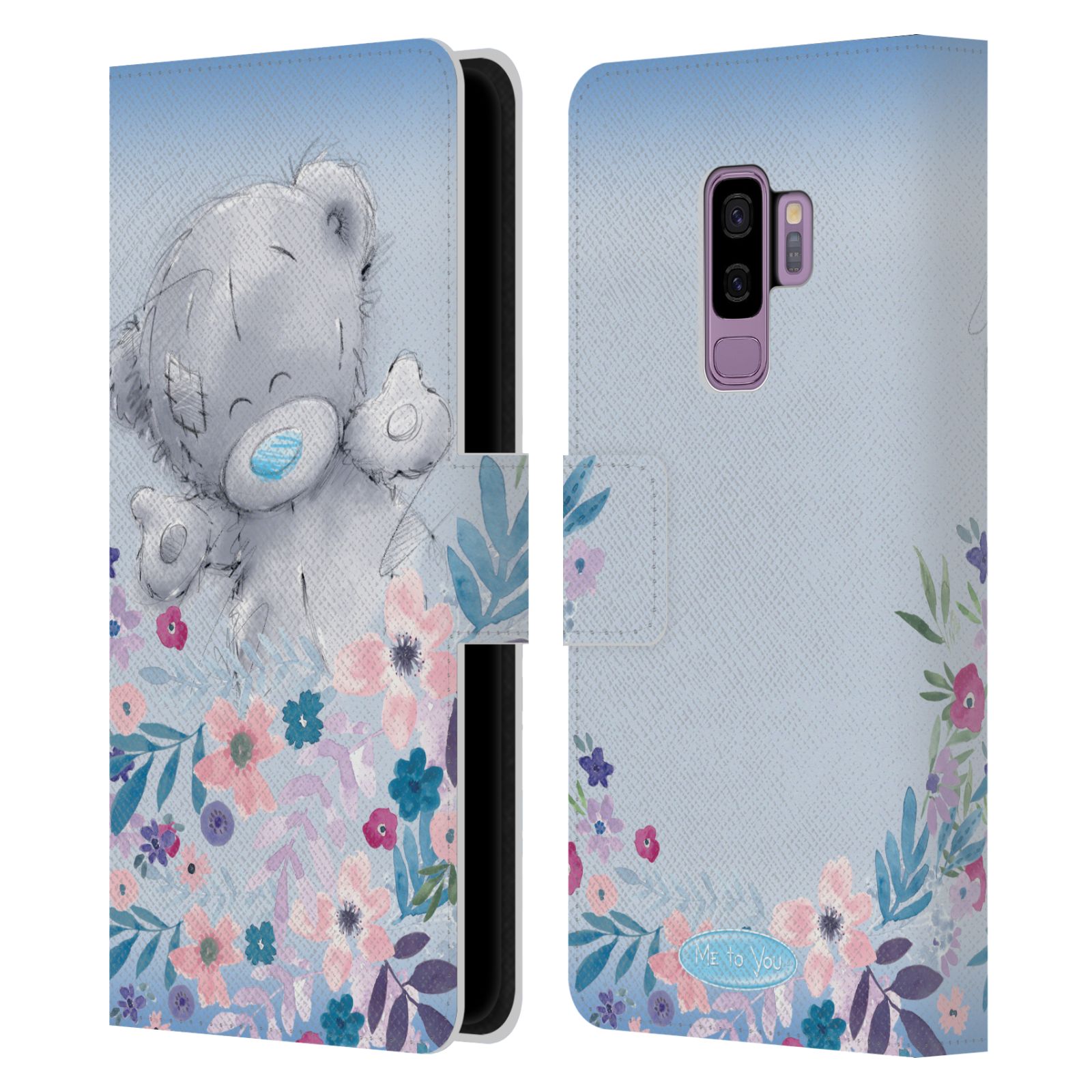 Pouzdro na mobil Samsung Galaxy S9+ / S9 PLUS - HEAD CASE - Me To You - Medvídek mezi květinami