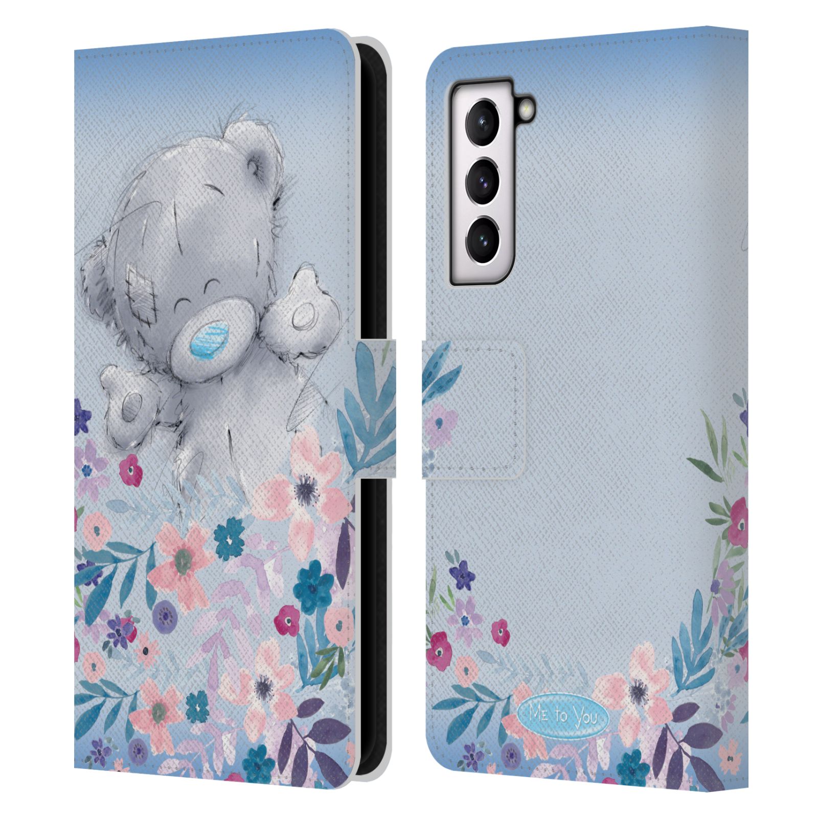 Pouzdro na mobil Samsung Galaxy S21 / S21 5G - HEAD CASE - Me To You - Medvídek mezi květinami