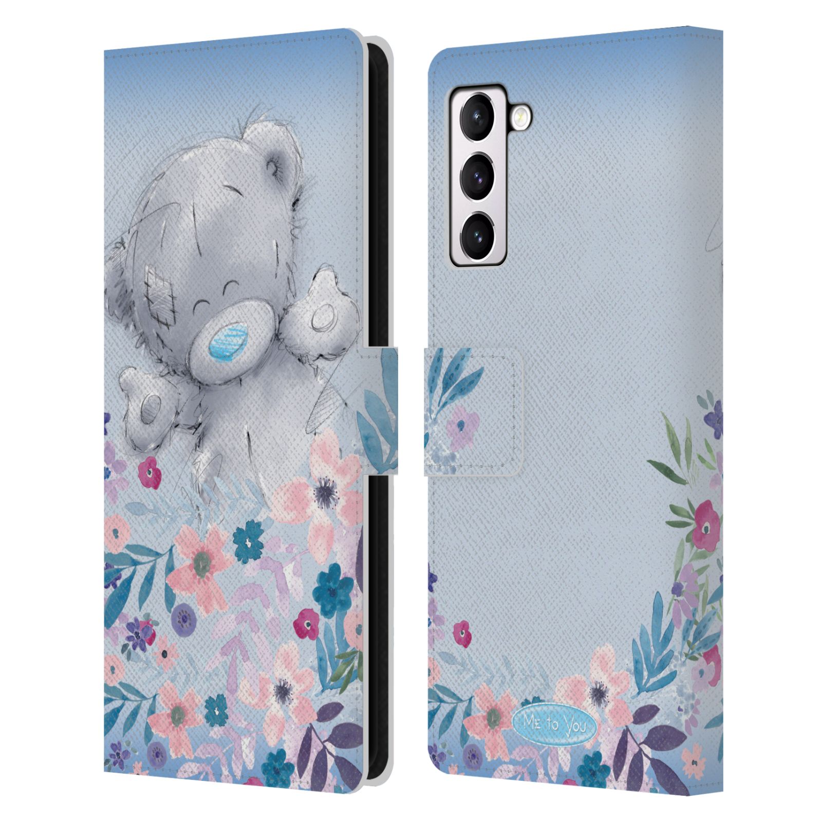 Pouzdro na mobil Samsung Galaxy S21+ 5G  - HEAD CASE - Me To You - Medvídek mezi květinami