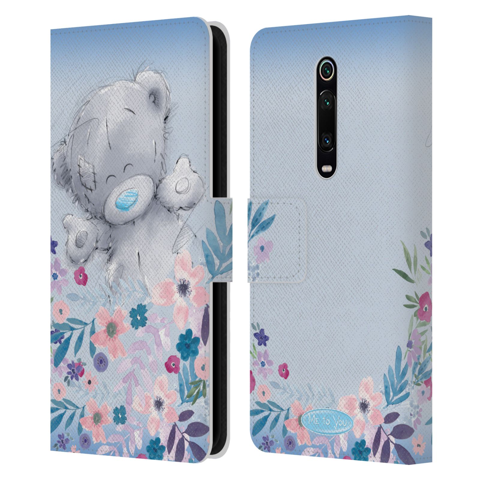 Pouzdro na mobil Xiaomi Mi 9T  - HEAD CASE - Me To You - Medvídek mezi květinami
