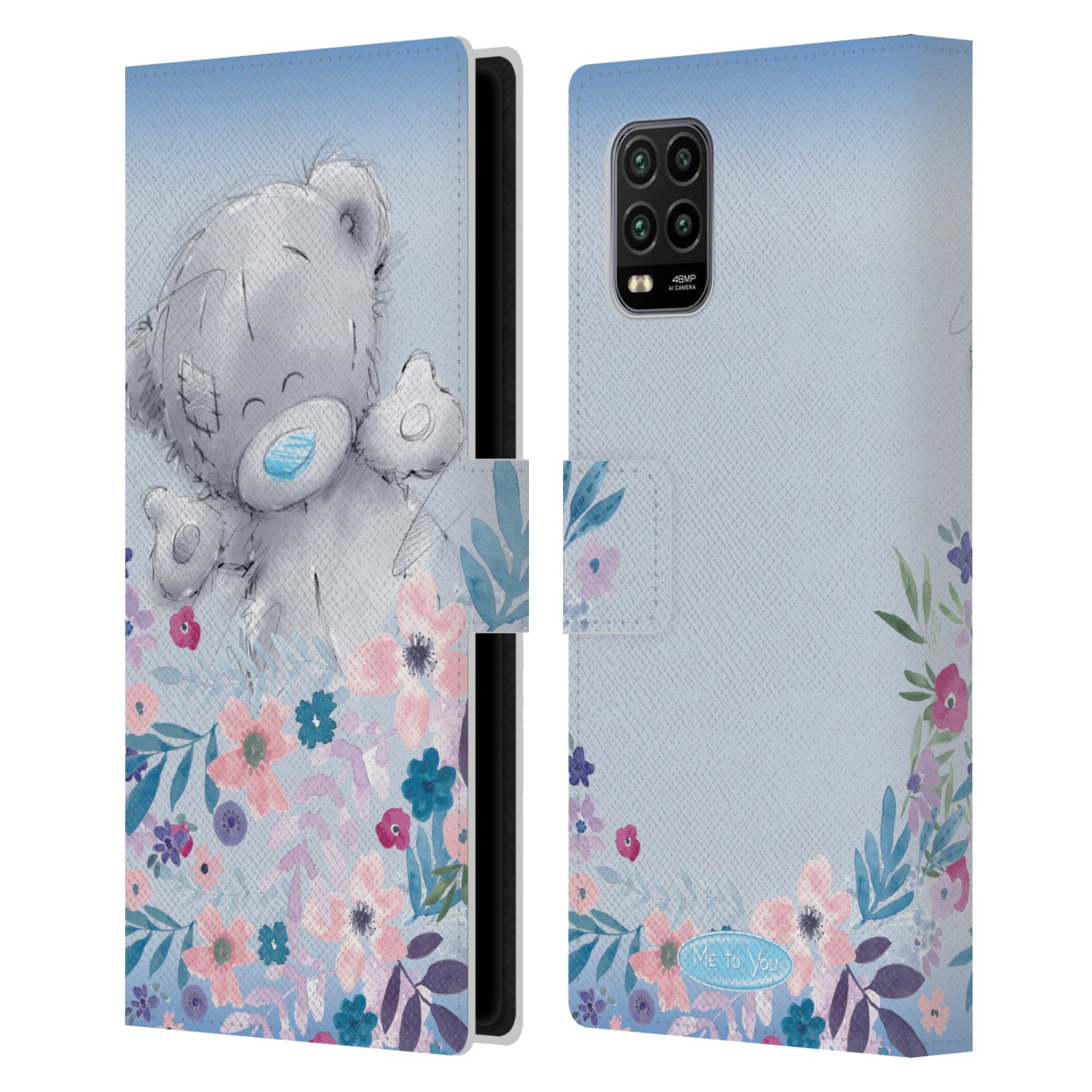 Pouzdro na mobil Xiaomi Mi 10 LITE  - HEAD CASE - Me To You - Medvídek mezi květinami