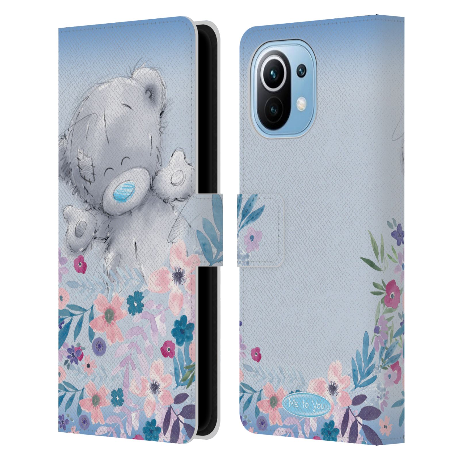 Pouzdro na mobil Xiaomi Mi 11 - HEAD CASE - Me To You - Medvídek mezi květinami