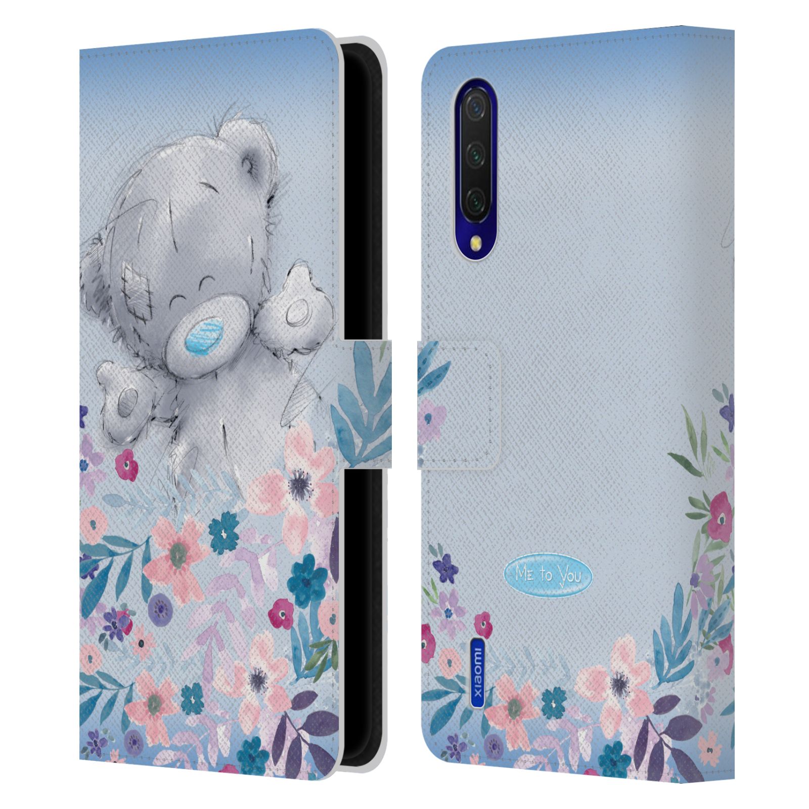 Pouzdro na mobil Xiaomi Mi 9 LITE  - HEAD CASE - Me To You - Medvídek mezi květinami