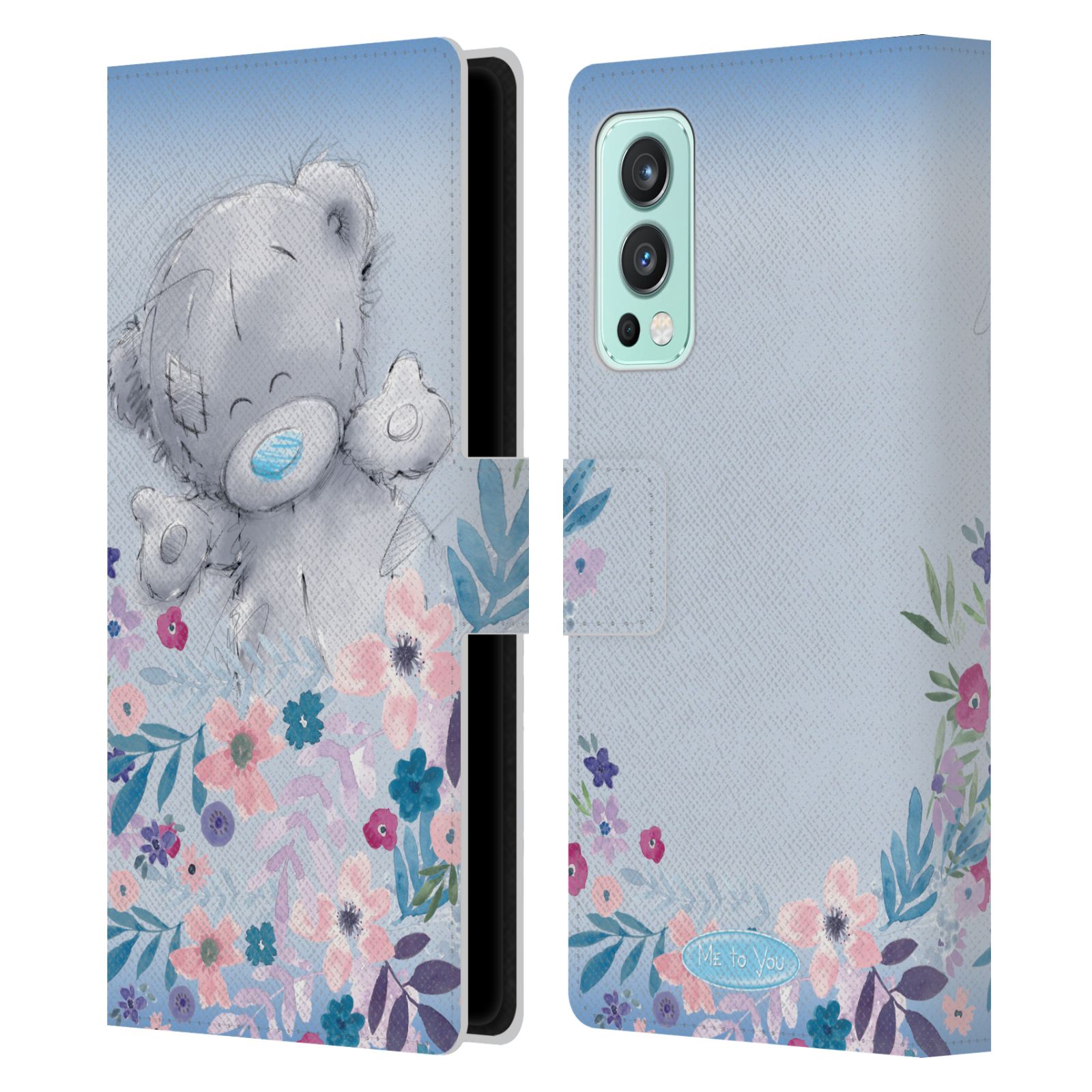 Pouzdro na mobil OnePlus Nord 2 5G - HEAD CASE - Me To You - Medvídek mezi květinami