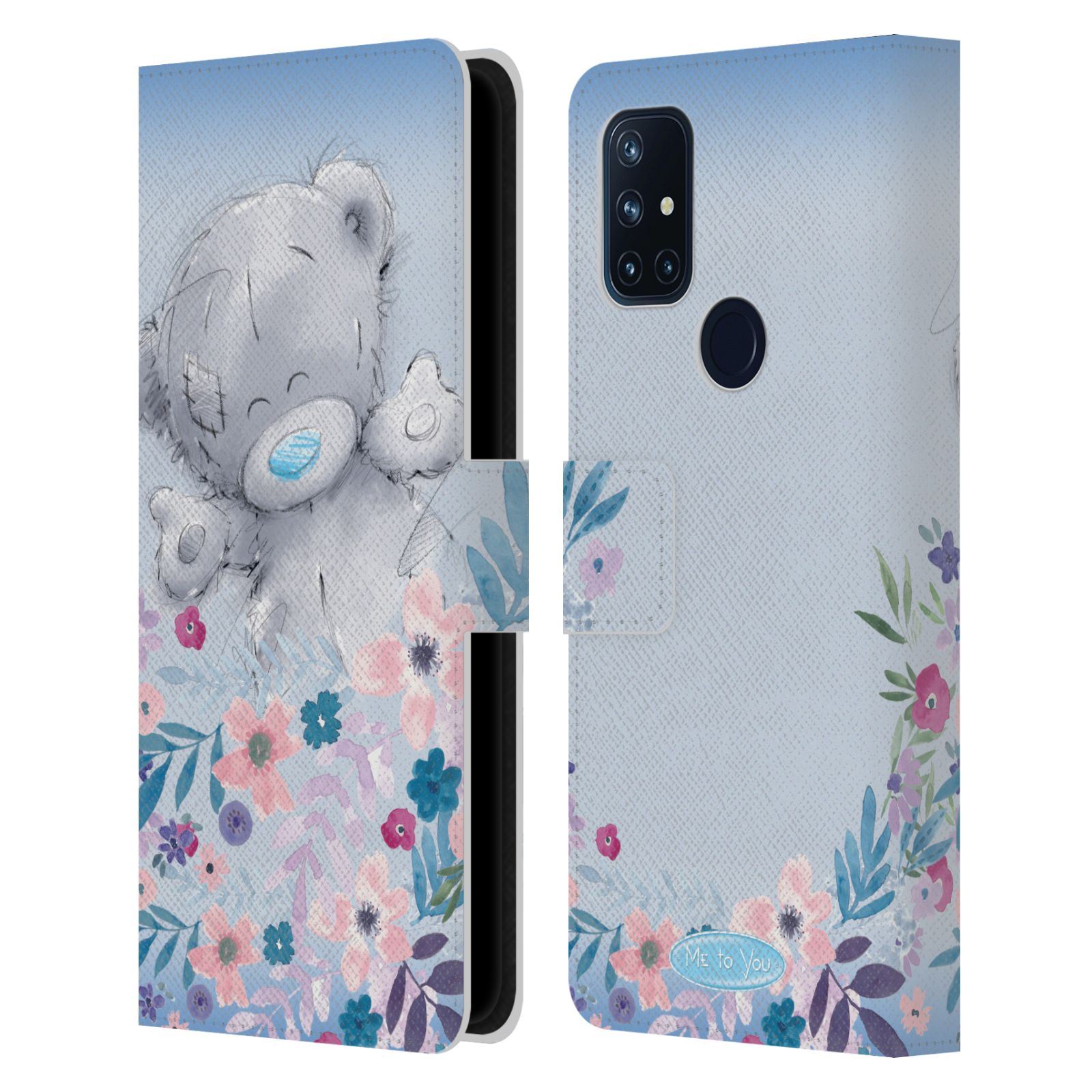 Pouzdro na mobil OnePlus Nord N10 5G - HEAD CASE - Me To You - Medvídek mezi květinami