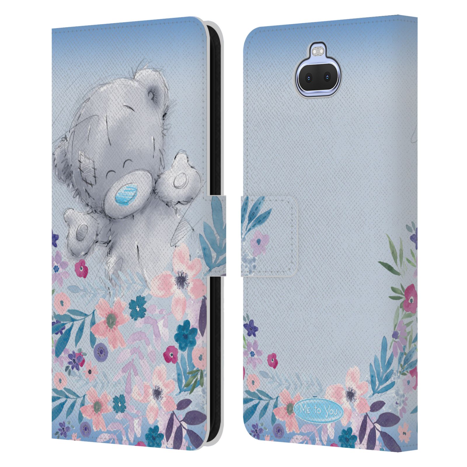 Pouzdro na mobil Sony Xperia 10 / Xperia XA3  - HEAD CASE - Me To You - Medvídek mezi květinami