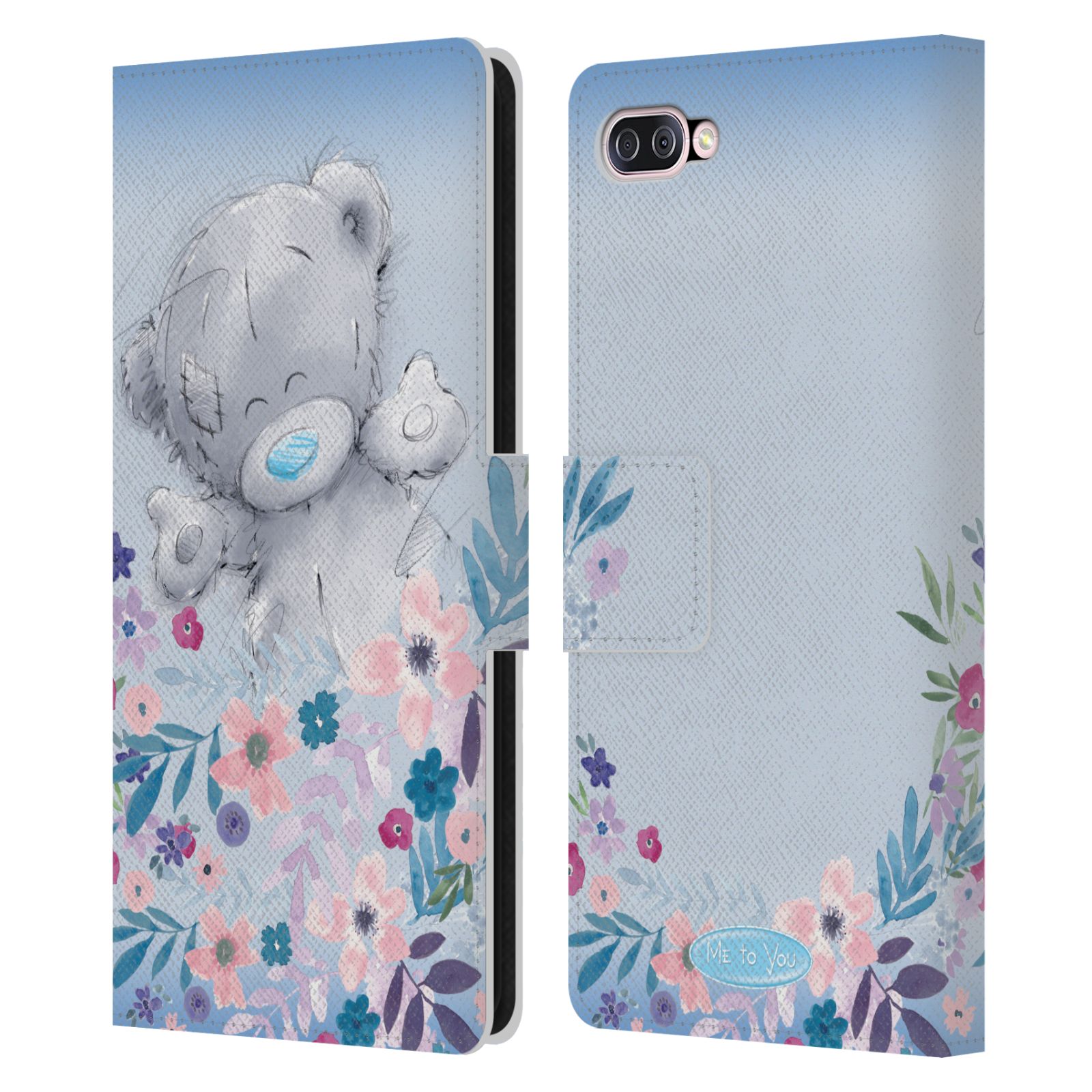 Pouzdro na mobil Asus Zenfone 4 Max (ZC554KL)  - HEAD CASE - Me To You - Medvídek mezi květinami
