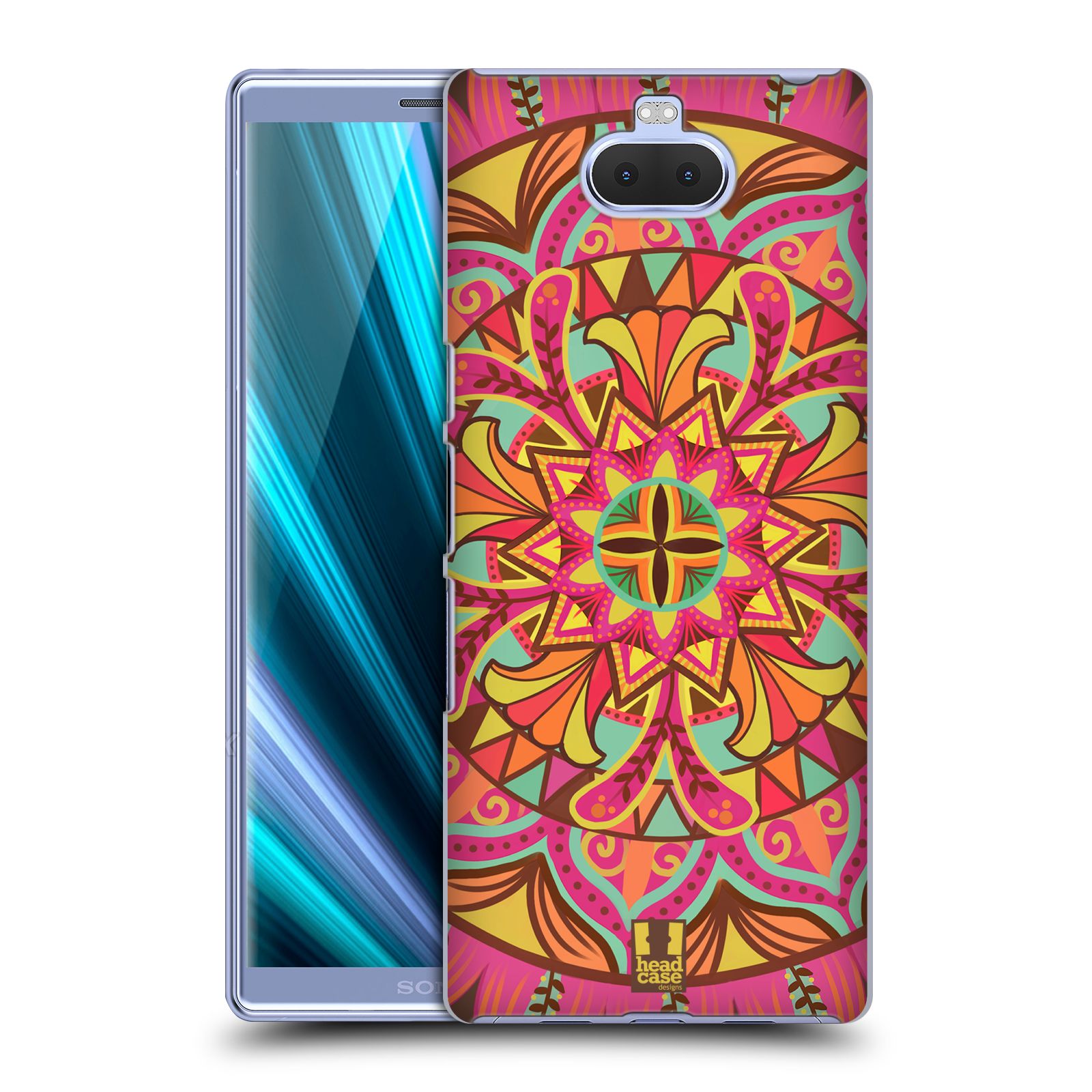 Pouzdro na mobil Sony Xperia 10 - Head Case - vzor Indie Mandala květinový motiv PARADISE LOVE