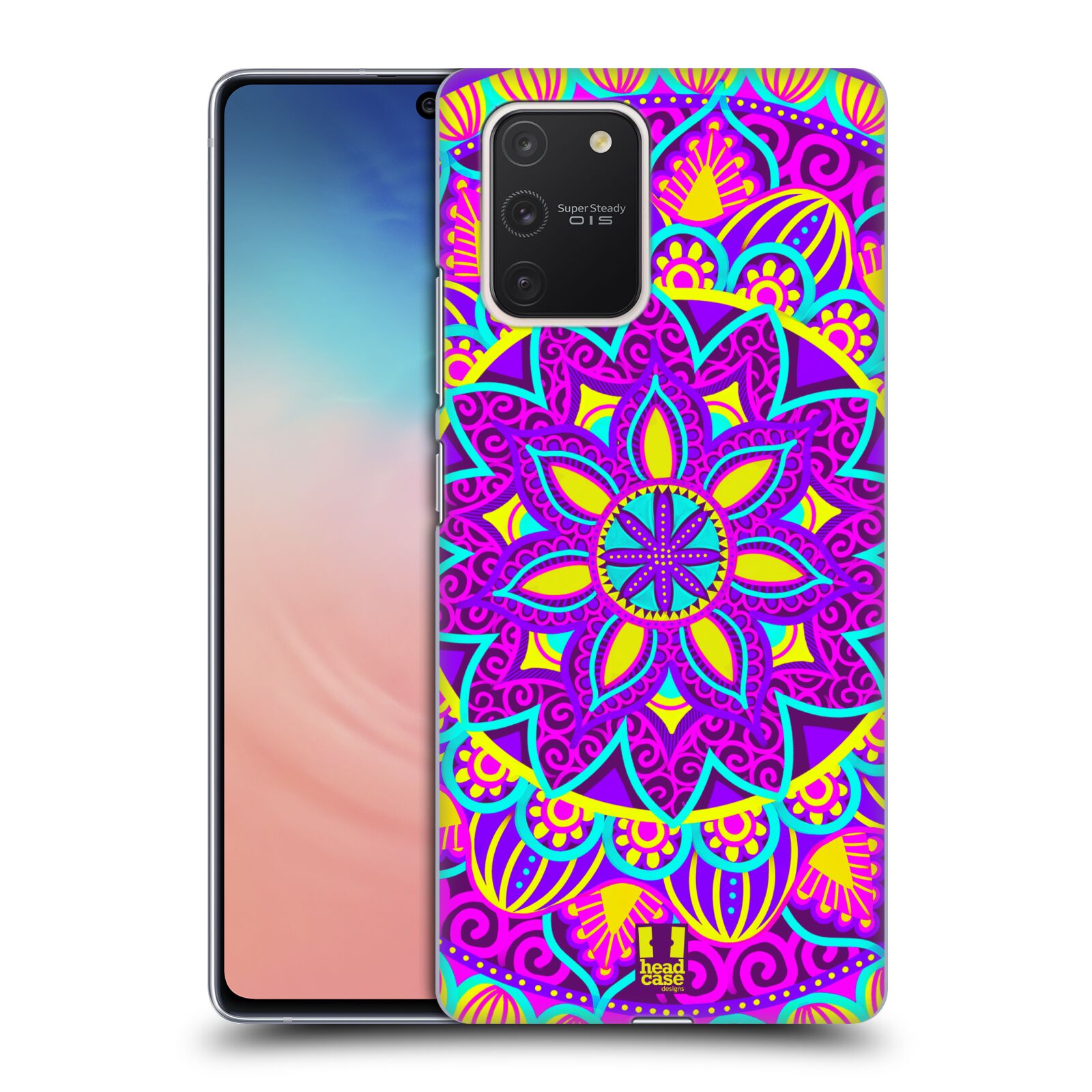 Zadní obal pro mobil Samsung Galaxy S10 LITE - HEAD CASE - Mandala květinový motiv fialový květ