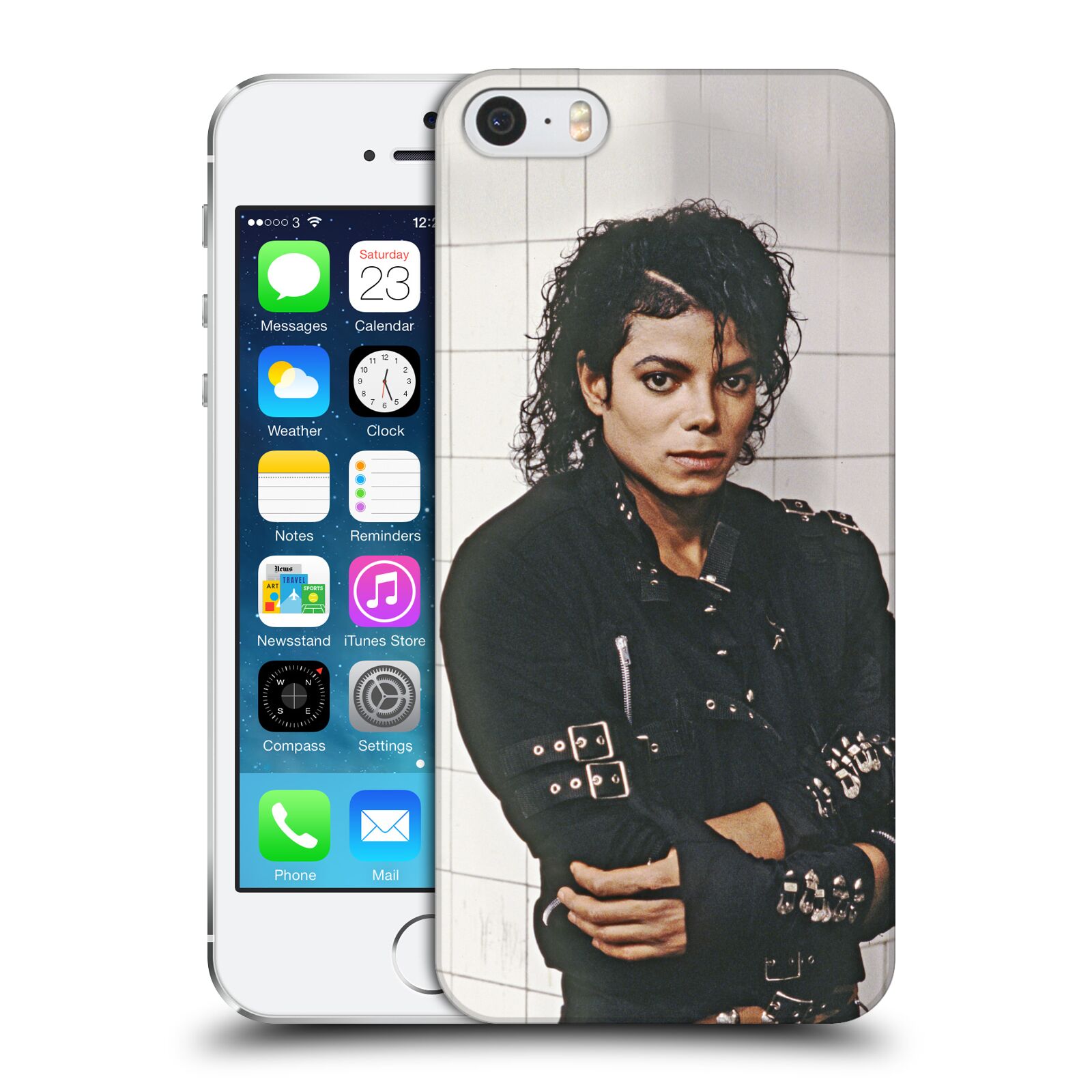 Zadní obal pro mobil Apple Iphone 5/5S/SE 2015 - HEAD CASE - Zpěvák Michael Jackson - pohled