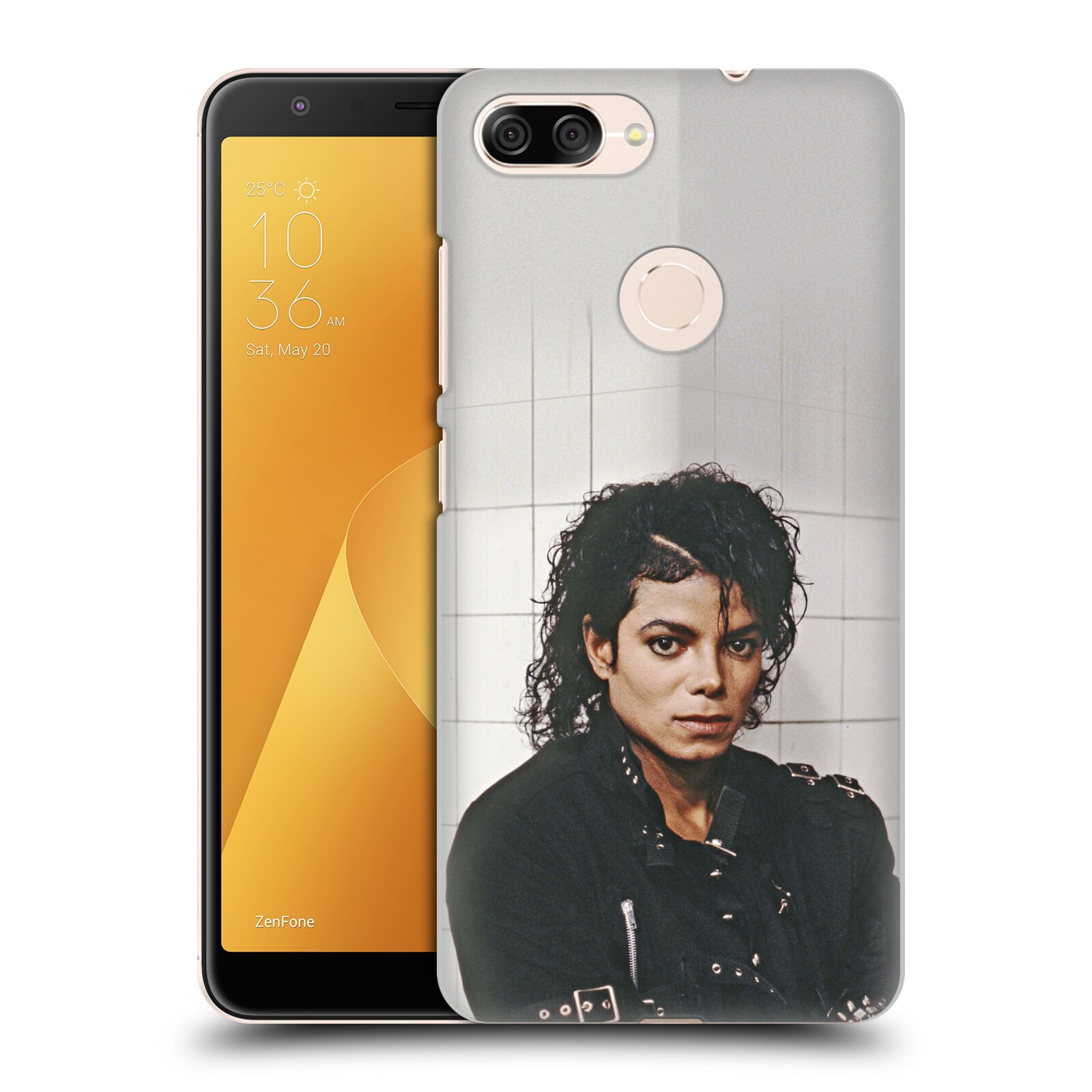 Zadní obal pro mobil Asus Zenfone Max Plus (M1) - HEAD CASE - Zpěvák Michael Jackson - pohled