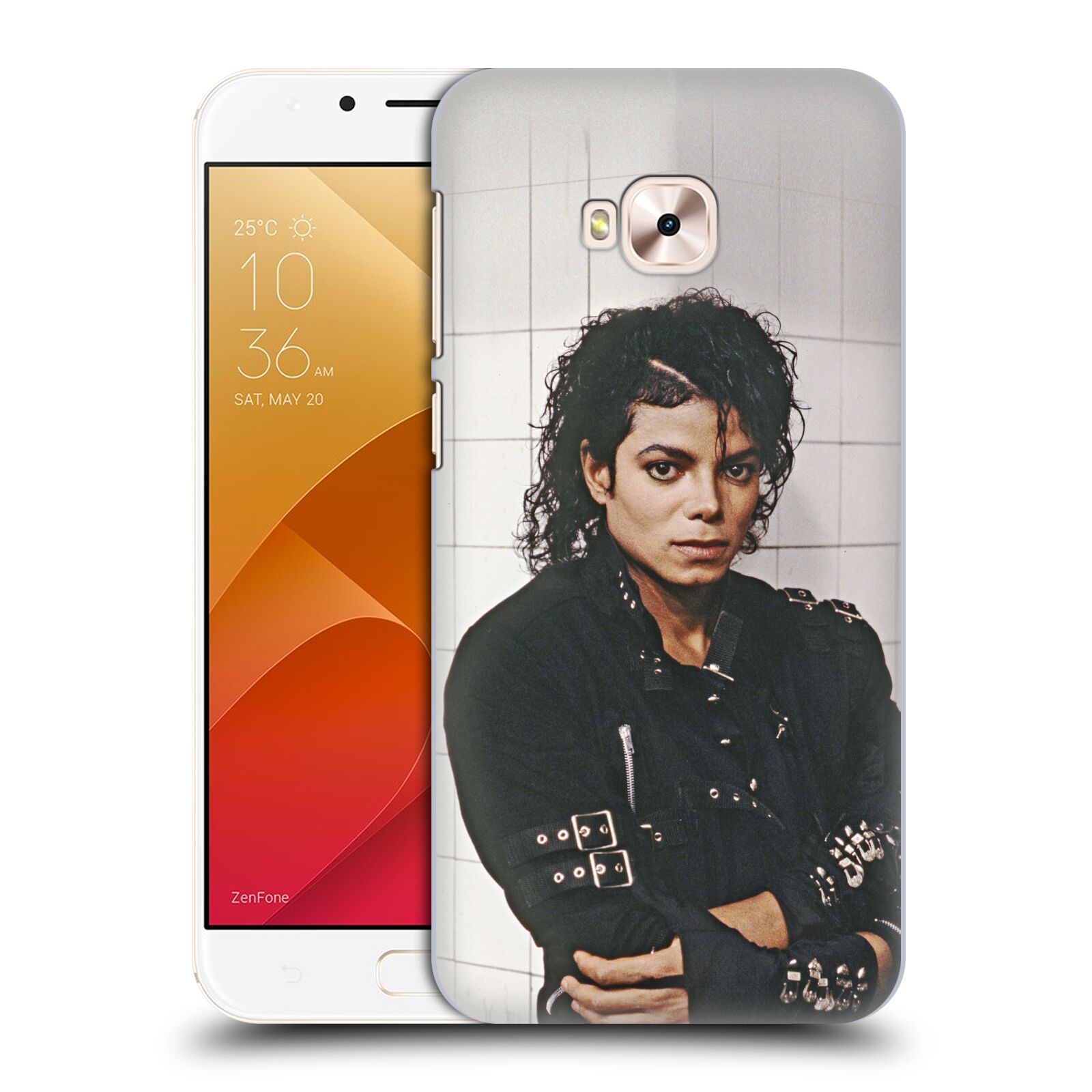 Zadní obal pro mobil Asus Zenfone 4 Selfie Pro ZD552KL - HEAD CASE - Zpěvák Michael Jackson - pohled