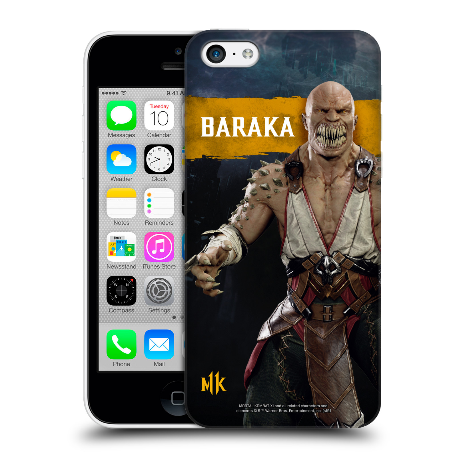 Zadní obal pro mobil Apple Iphone 5C - HEAD CASE - Mortal Kombat 11 - Baraka