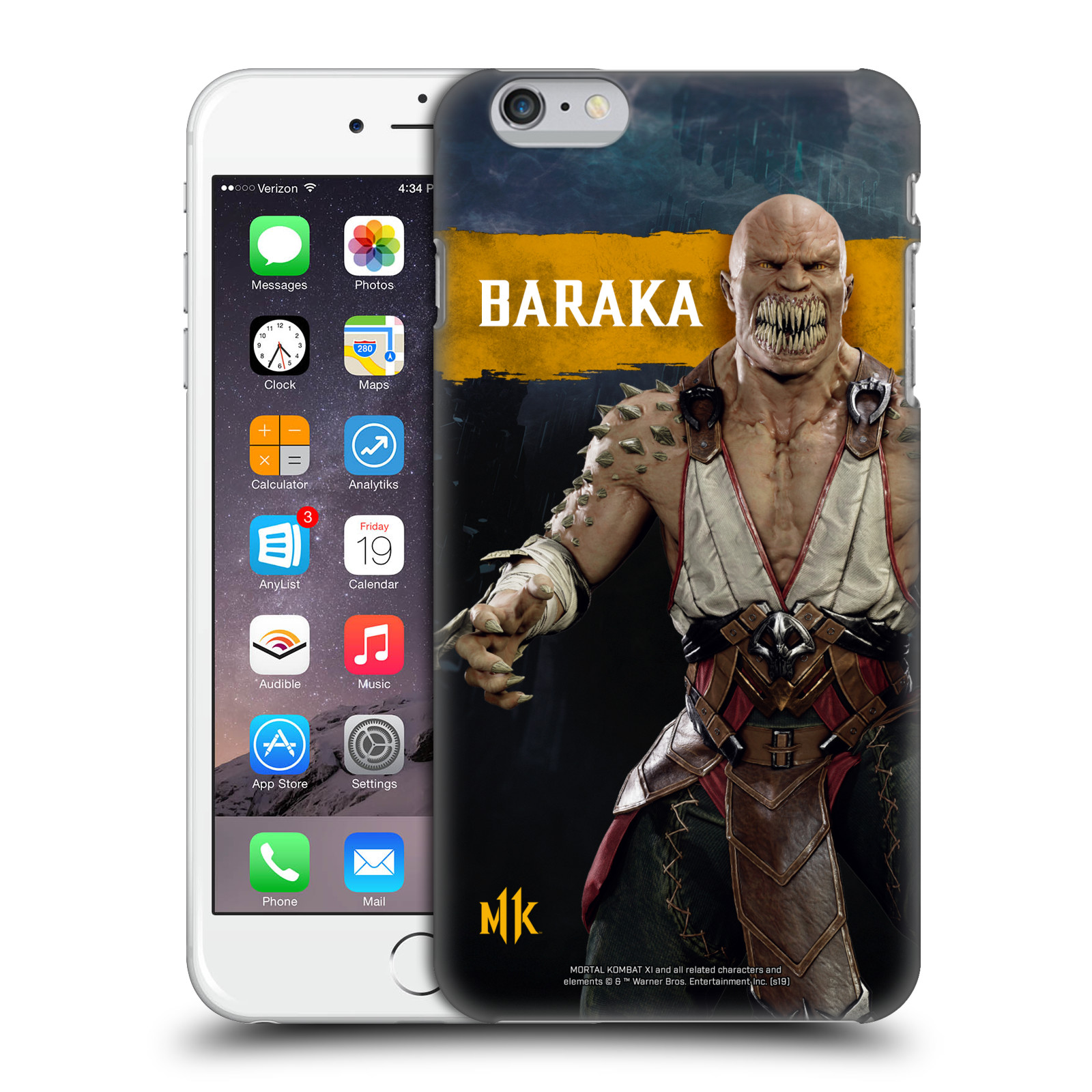 Zadní obal pro mobil Apple Iphone 6 PLUS / 6S PLUS - HEAD CASE - Mortal Kombat 11 - Baraka
