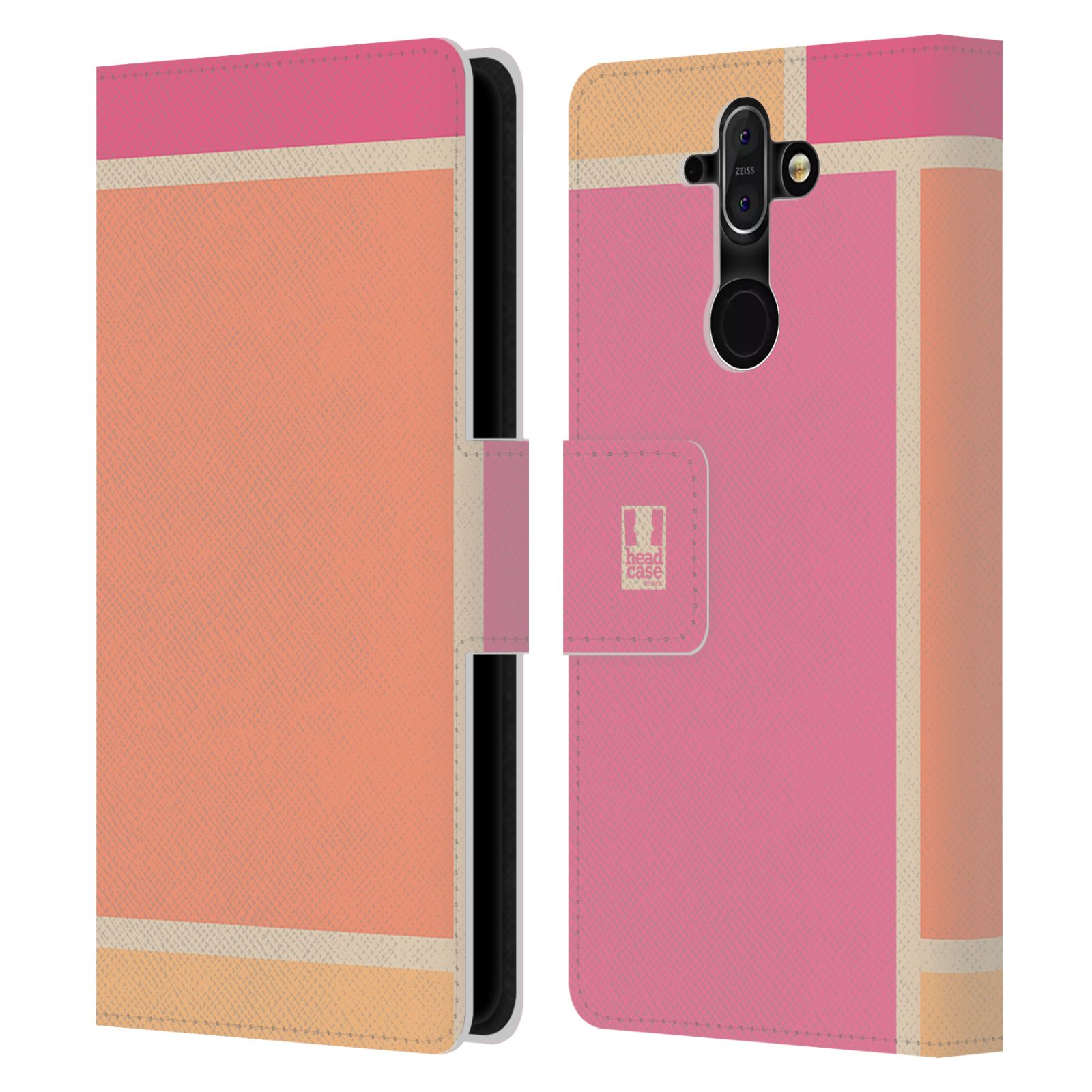 HEAD CASE Flipové pouzdro pro mobil Nokia 8 SIROCCO MODERN barevná kostka růžová CANDY