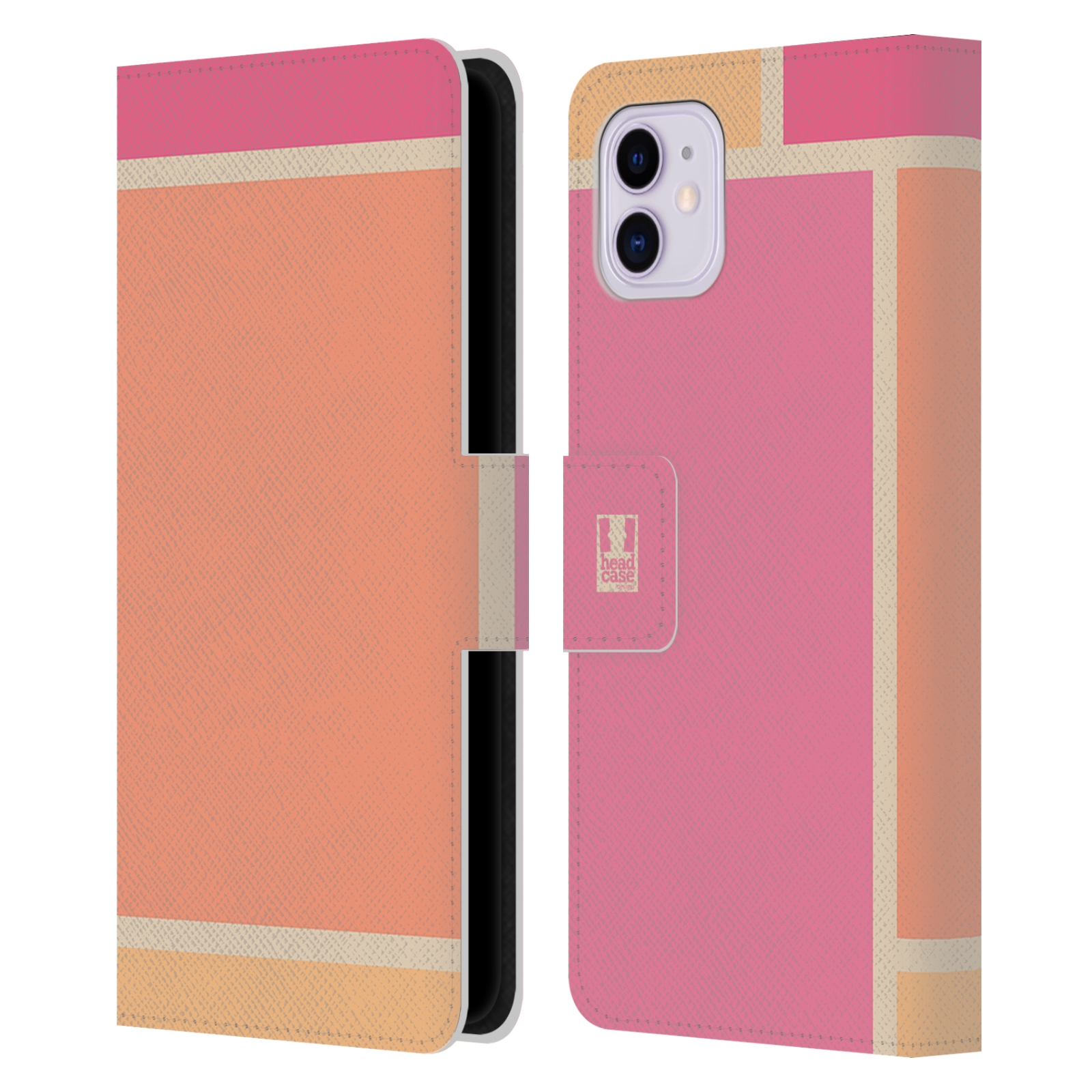 Pouzdro na mobil Apple Iphone 11 MODERN barevná kostka růžová CANDY