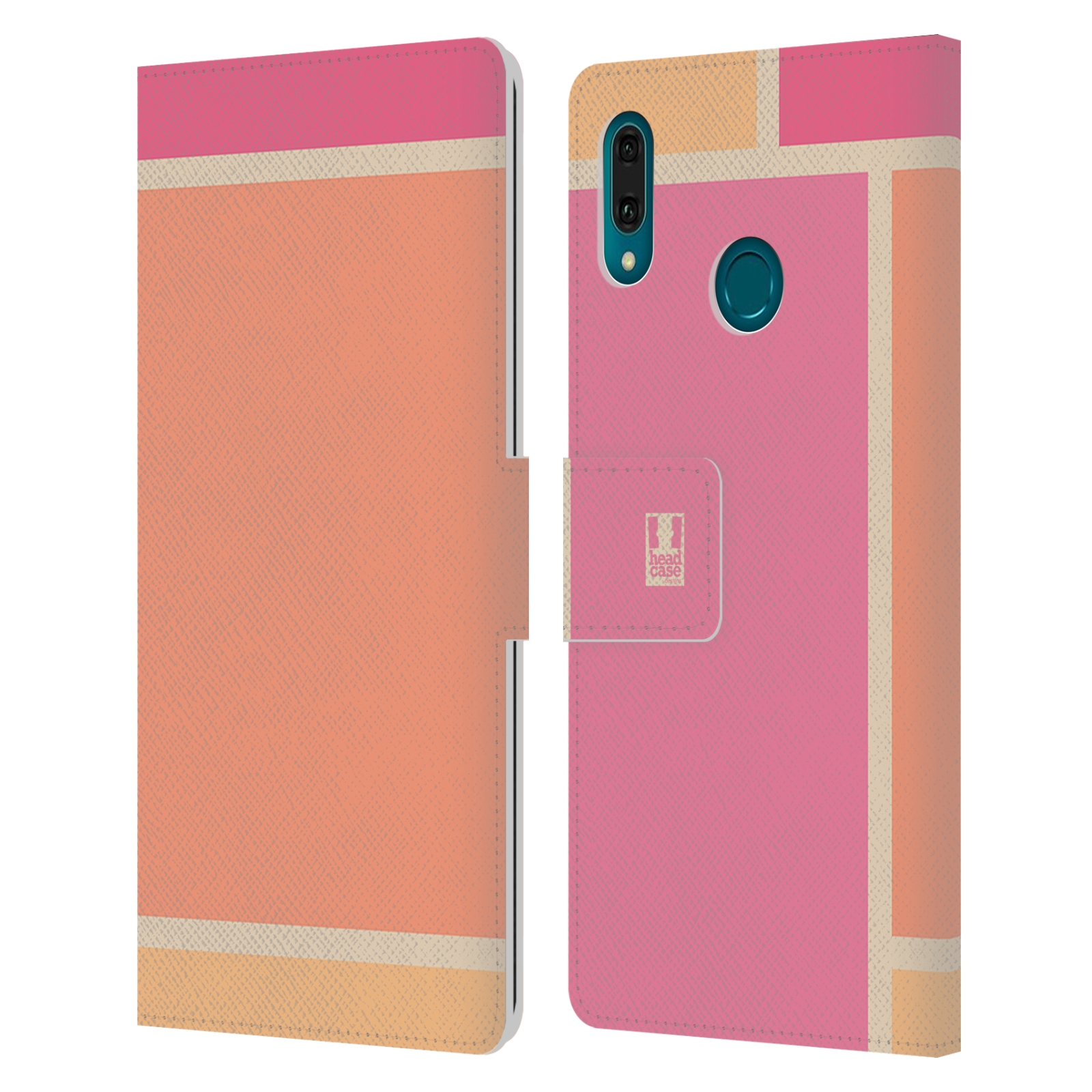 Pouzdro na mobil Huawei Y9 2019 MODERN barevná kostka růžová CANDY