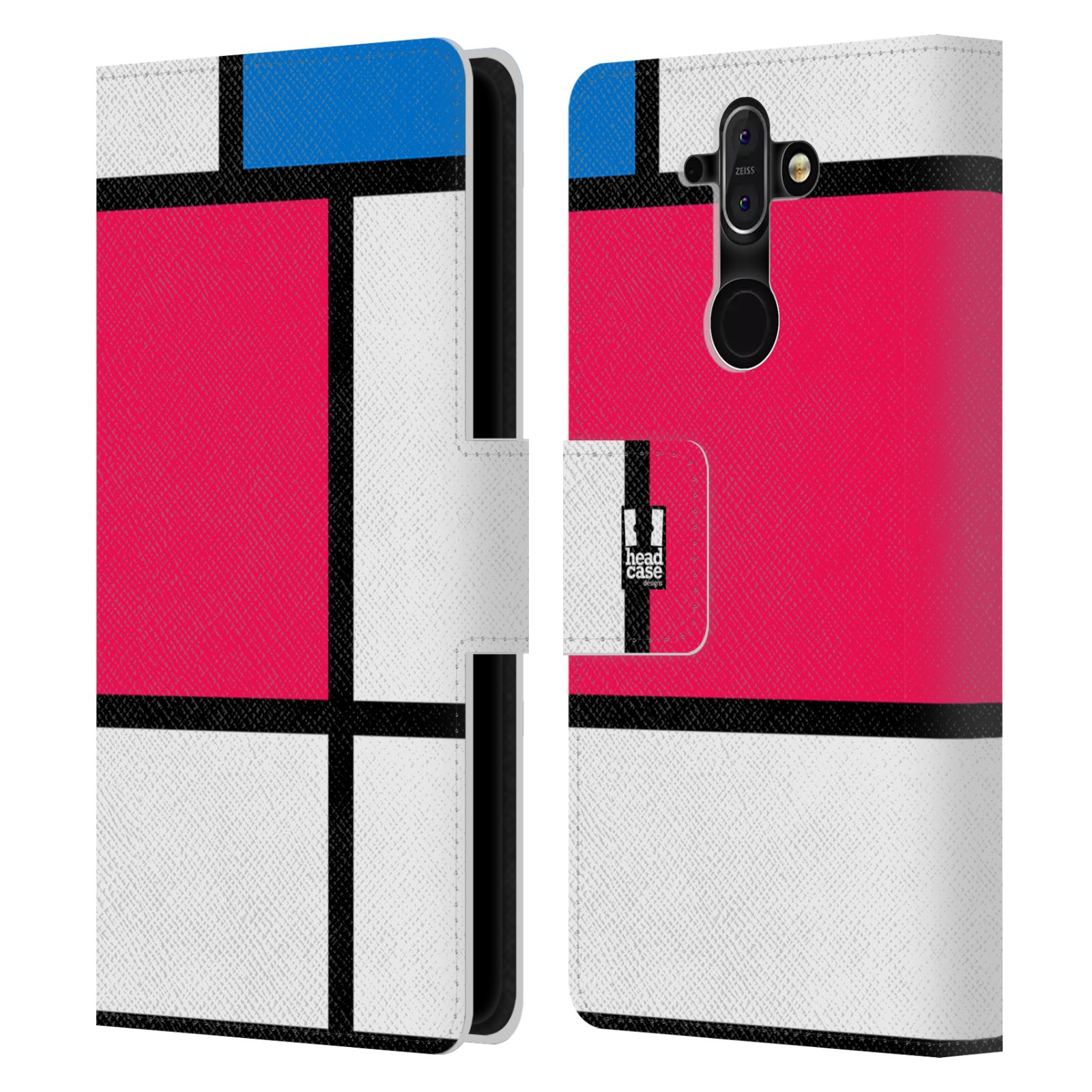HEAD CASE Flipové pouzdro pro mobil Nokia 8 SIROCCO MODERN barevná kostka růžová NEON