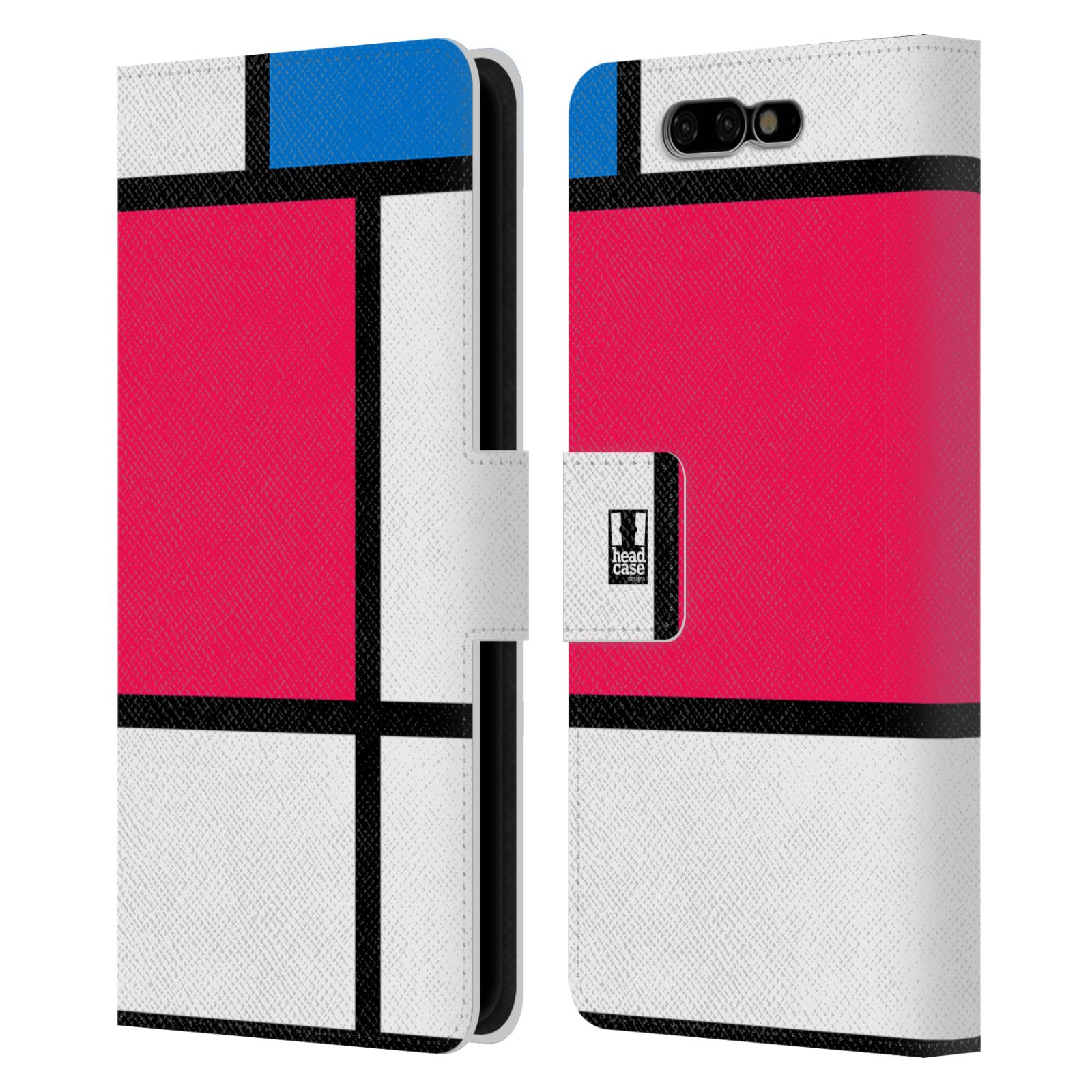 Pouzdro pro mobil Xiaomi Black Shark  - Abstrakt růžová modrá