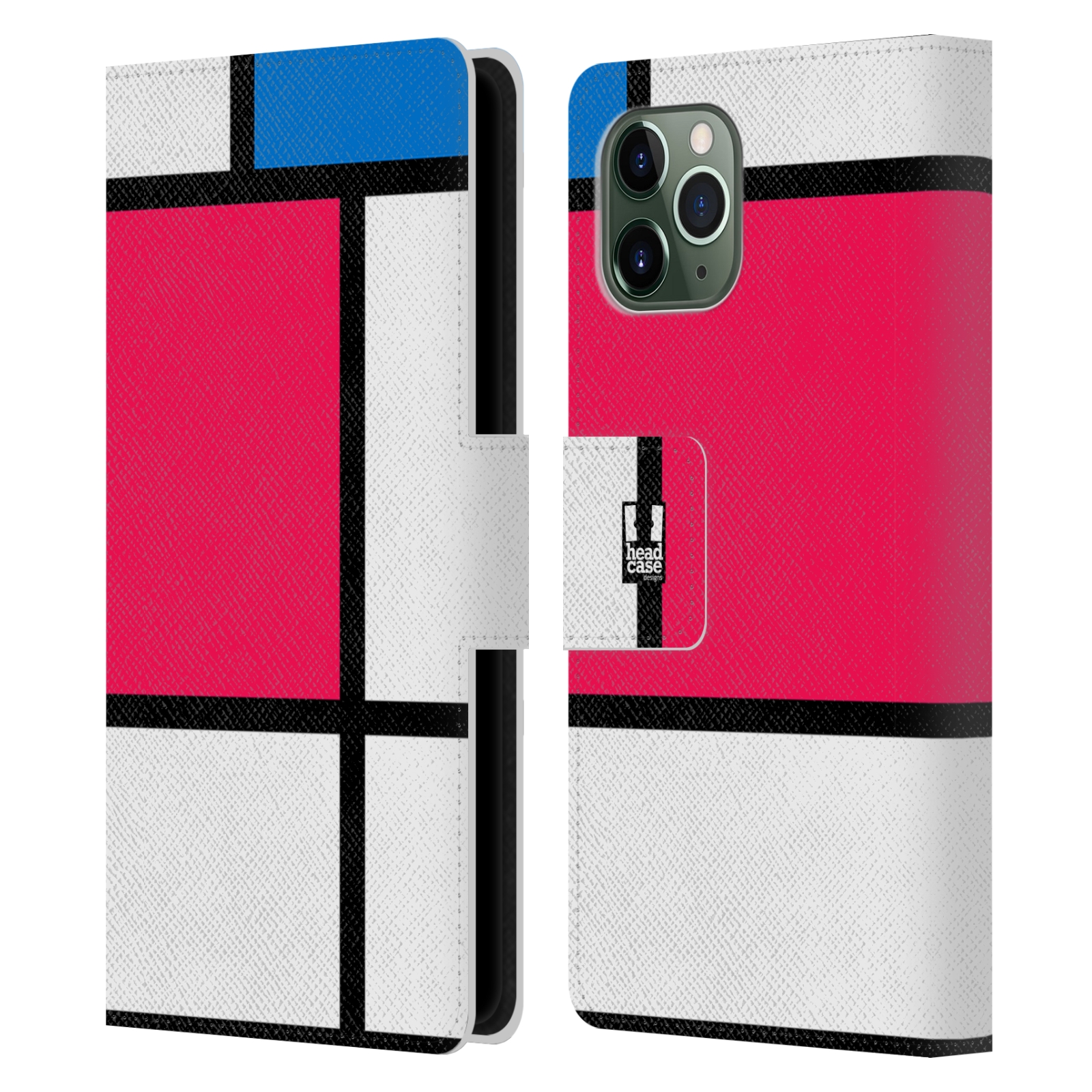 Pouzdro na mobil Apple Iphone 11 PRO MODERN barevná kostka růžová NEON