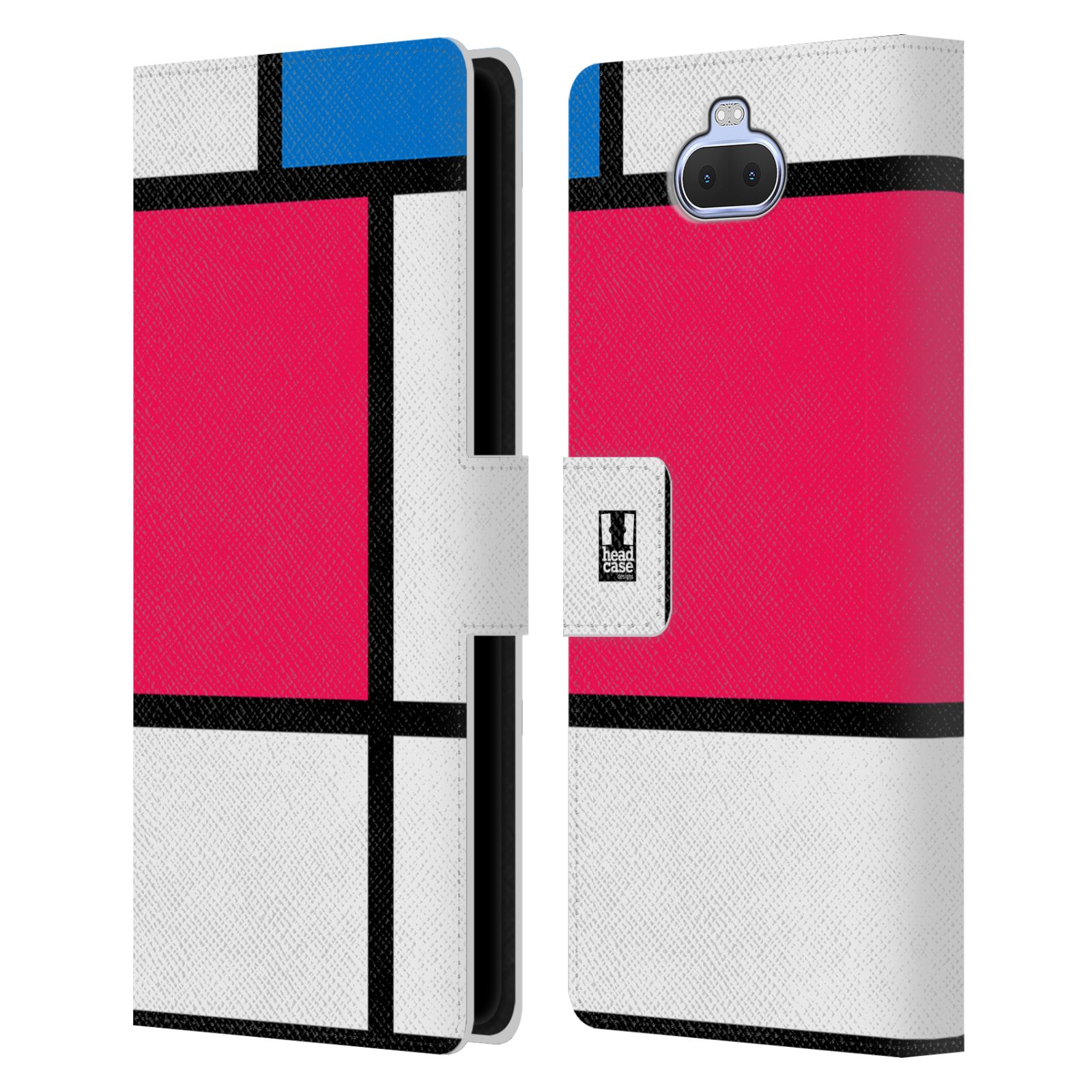 Pouzdro pro mobil Sony Xperia 10 ULTRA / Xperia XA3 ULTRA  - Abstrakt růžová modrá