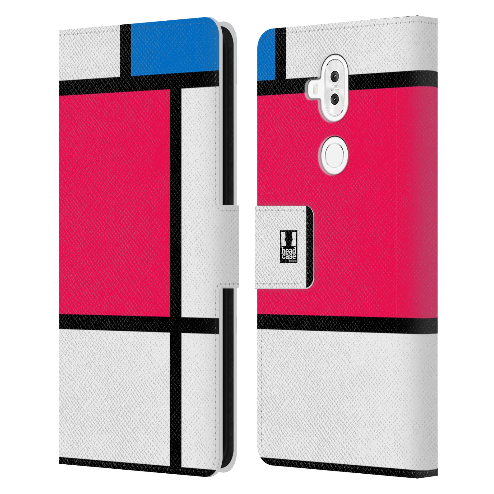 Pouzdro pro mobil Asus Zenfone 5 Lite ZC600KL  - Abstrakt růžová modrá
